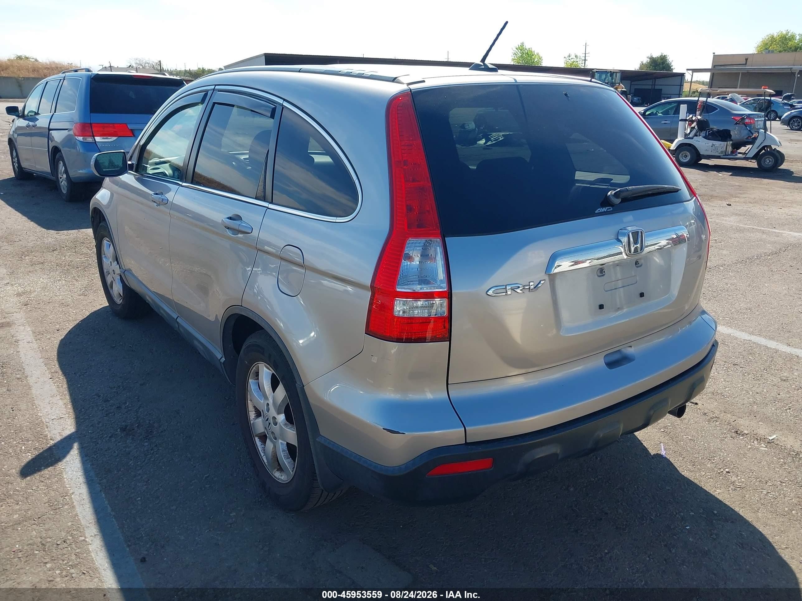 2007 Honda Cr-v Ex-l Gray vin: JHLRE48767C035056