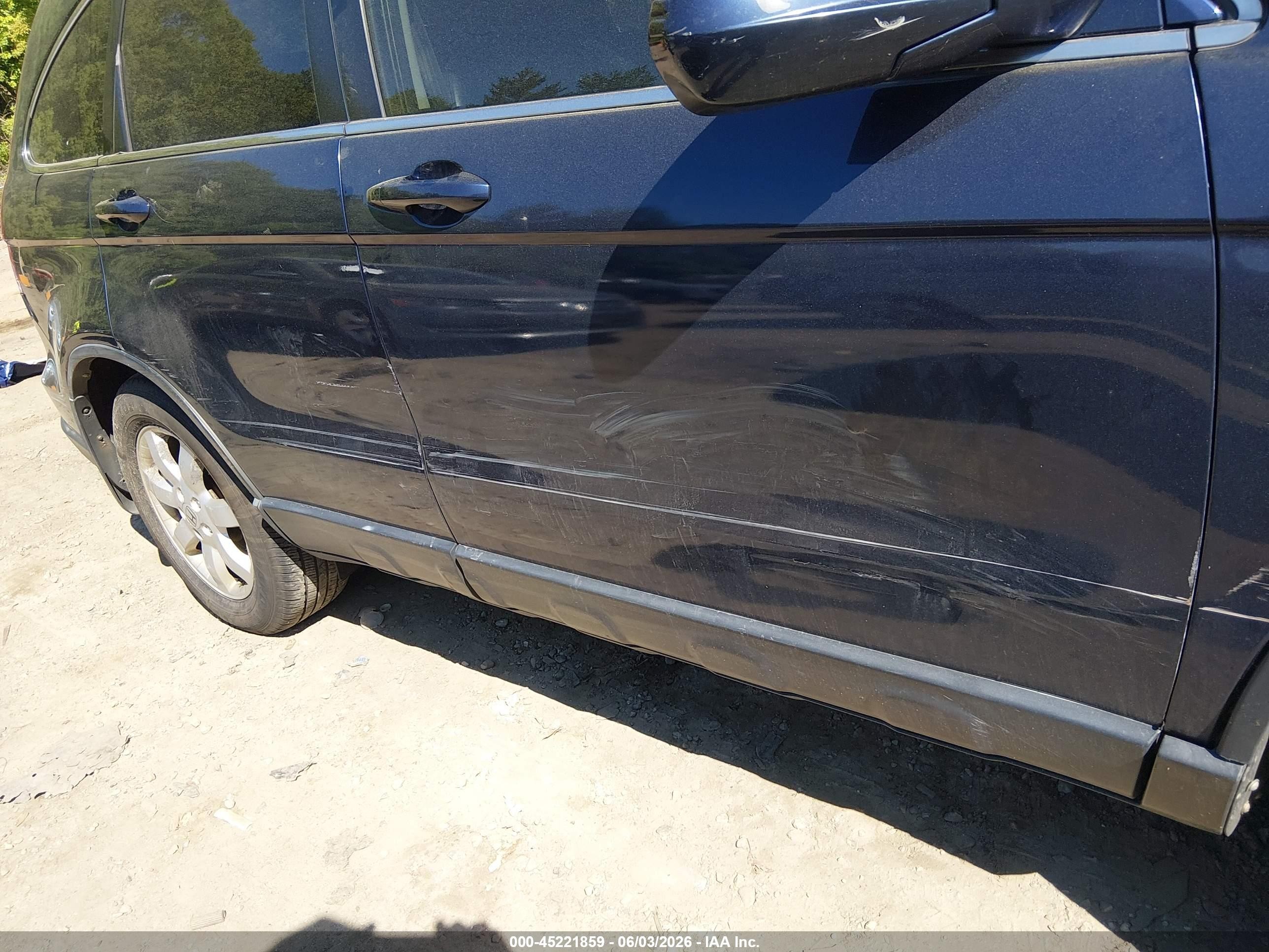 2007 Honda Cr-v Exl Синий vin: JHLRE48767C044226