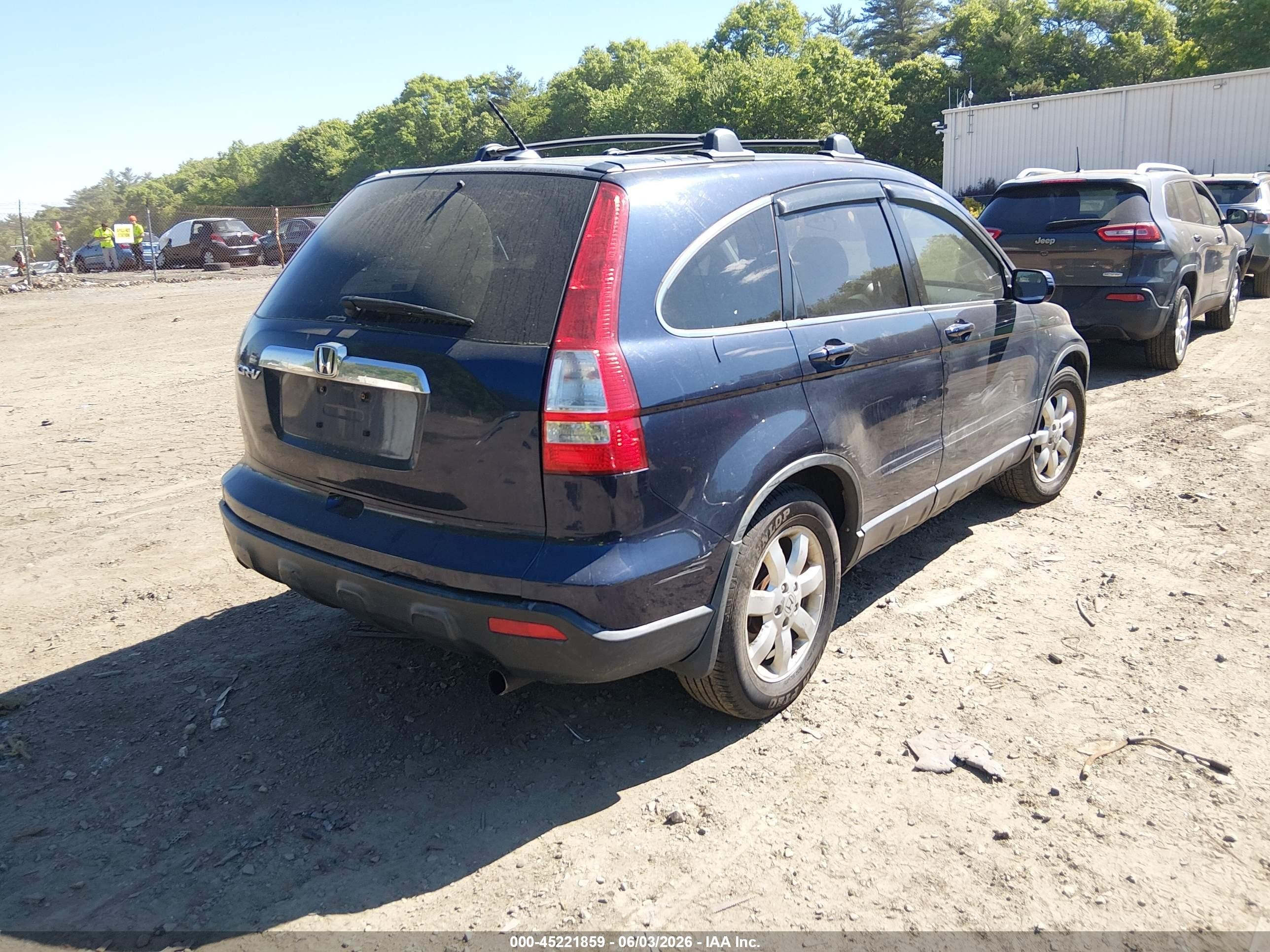 2007 Honda Cr-v Exl Синий vin: JHLRE48767C044226