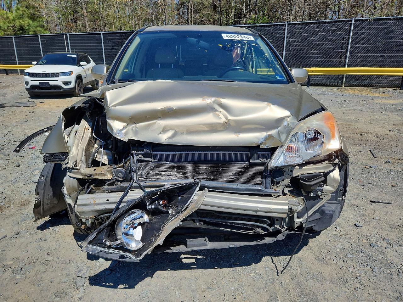 2007 Honda Cr-v Exl Gold vin: JHLRE48767C085746