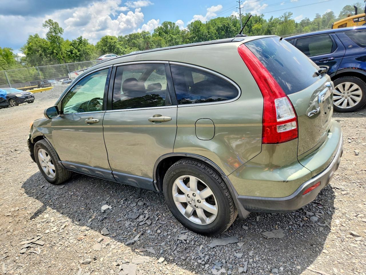 2007 Honda Cr-v Exl Green vin: JHLRE48767C087190