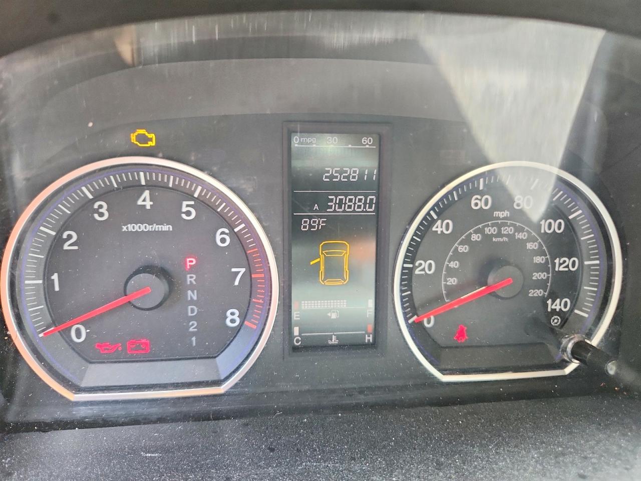 2007 Honda Cr-v Exl Green vin: JHLRE48767C087190
