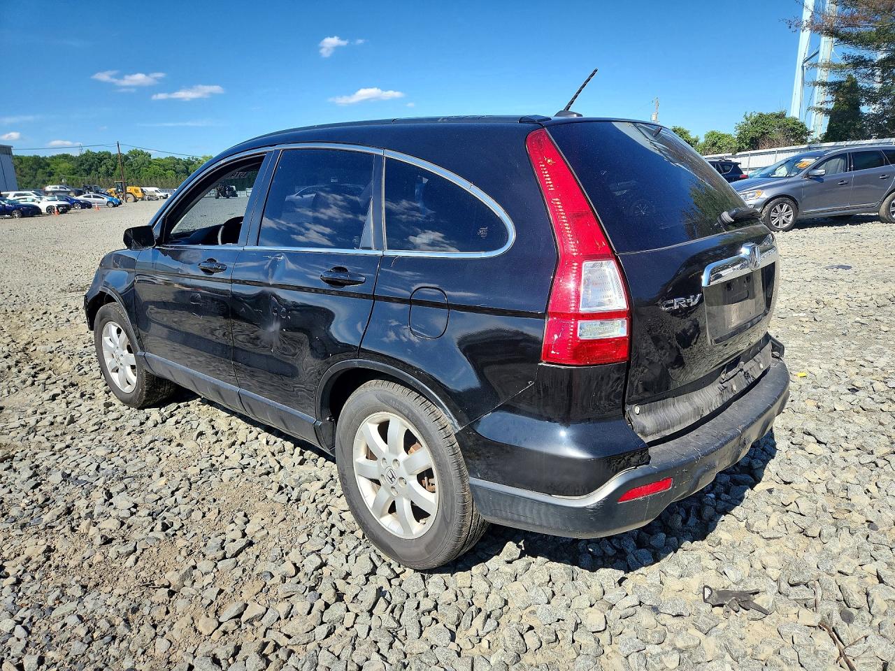 2007 Honda Cr-v Black vin: JHLRE48767C091191