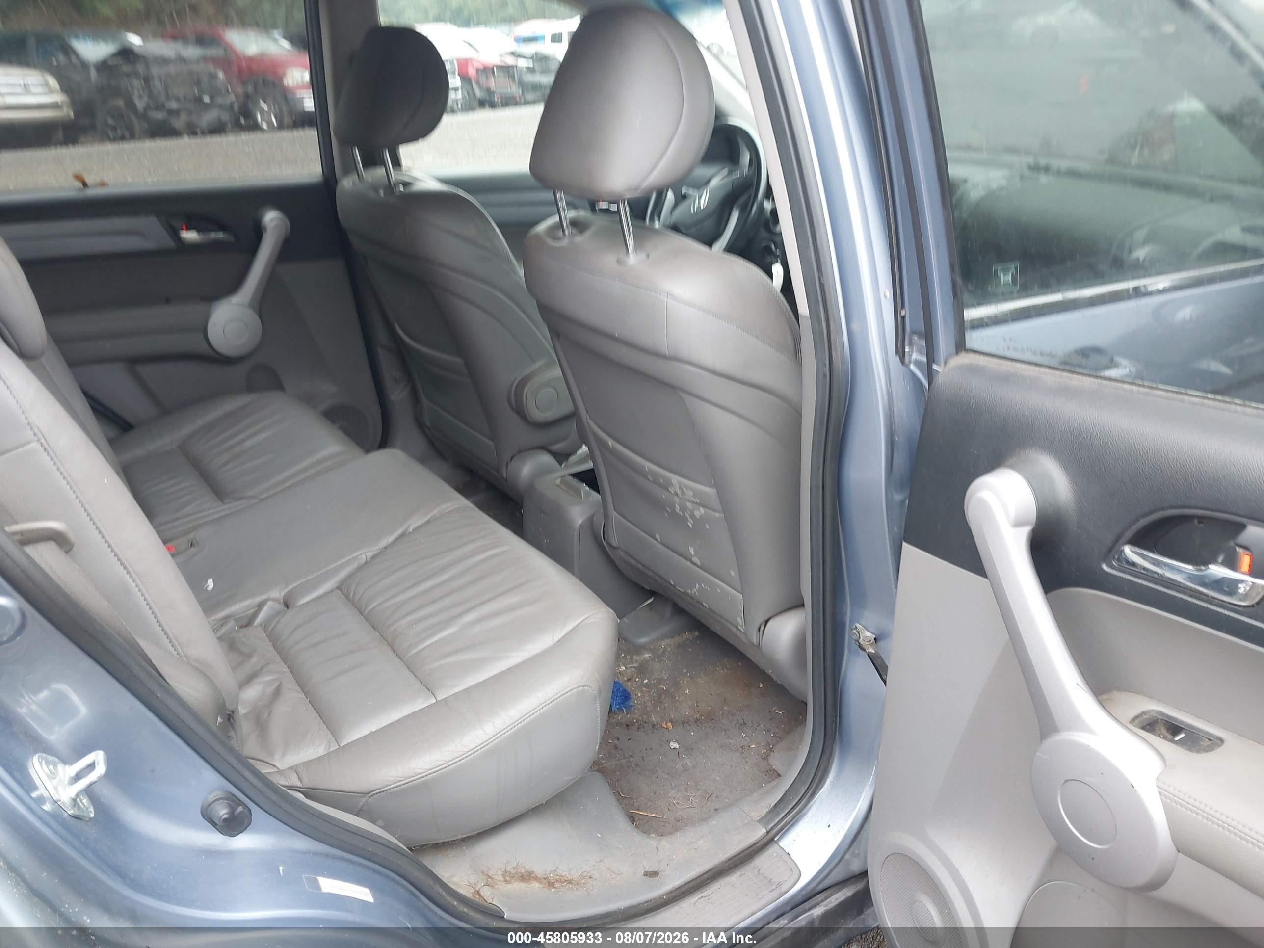 2007 Honda Cr-v Ex-l Blue vin: JHLRE48767C096911