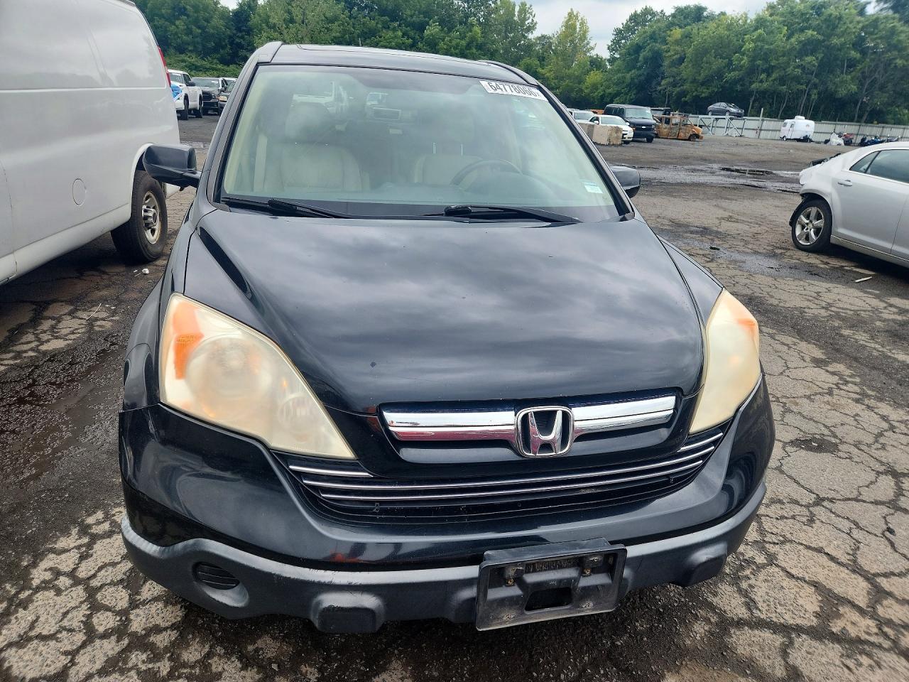 2007 Honda Cr-v Exl Black vin: JHLRE48767C123041