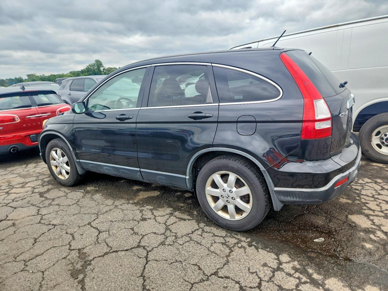 2007 Honda Cr-v Exl Black vin: JHLRE48767C123041