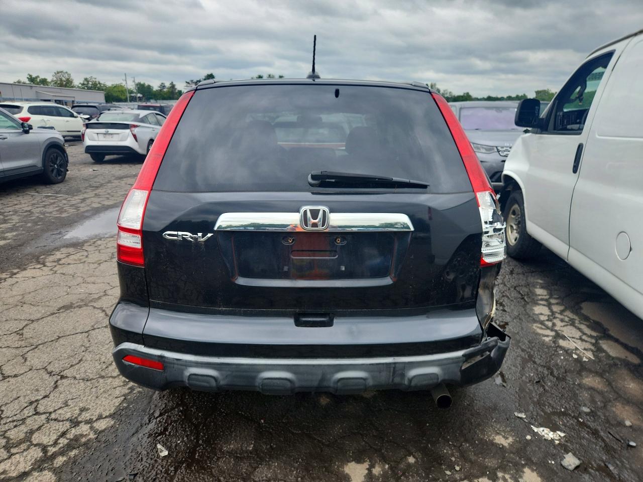 2007 Honda Cr-v Exl Black vin: JHLRE48767C123041