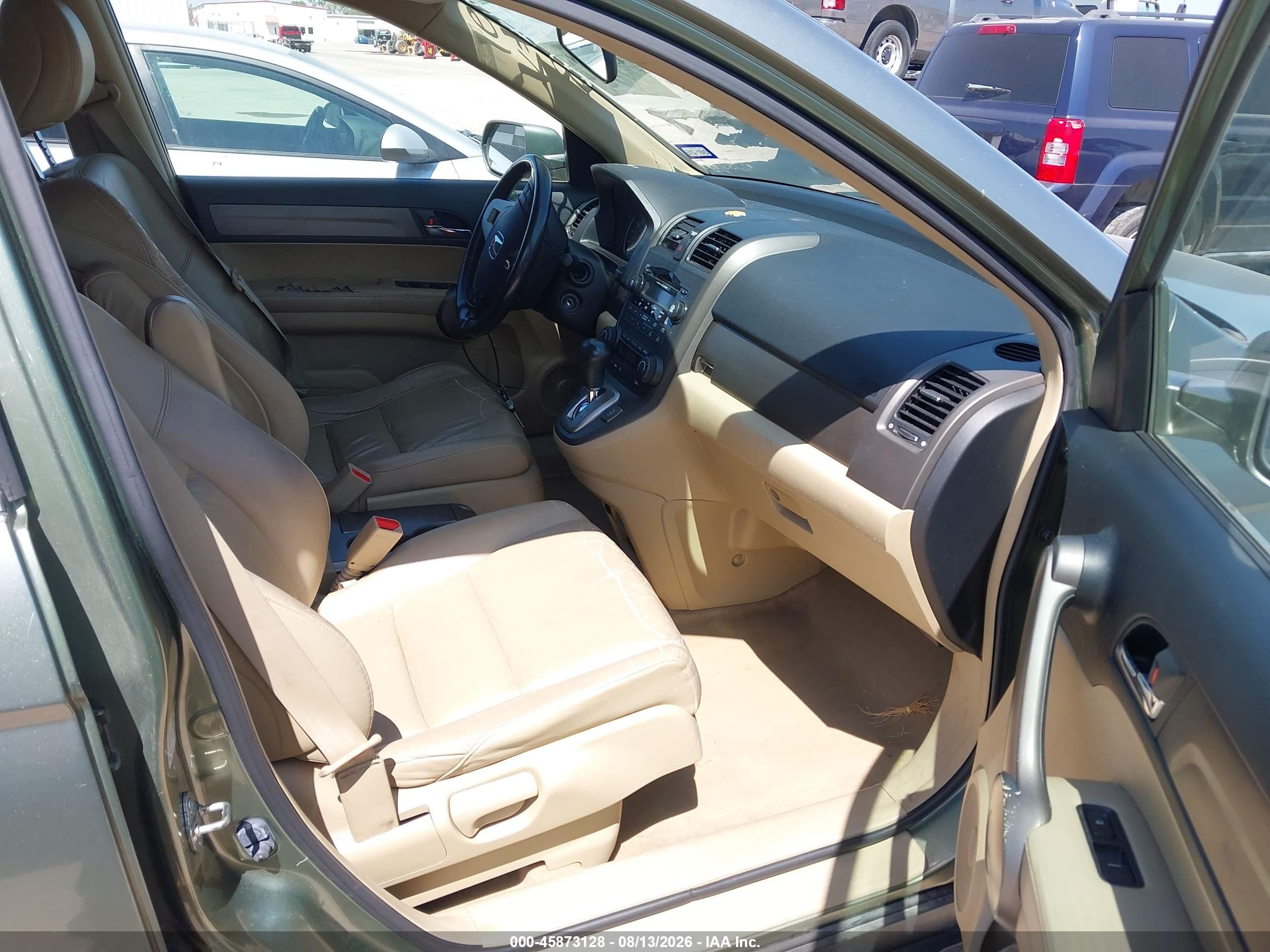2008 Honda Cr-v Ex-l Green vin: JHLRE48768C020445