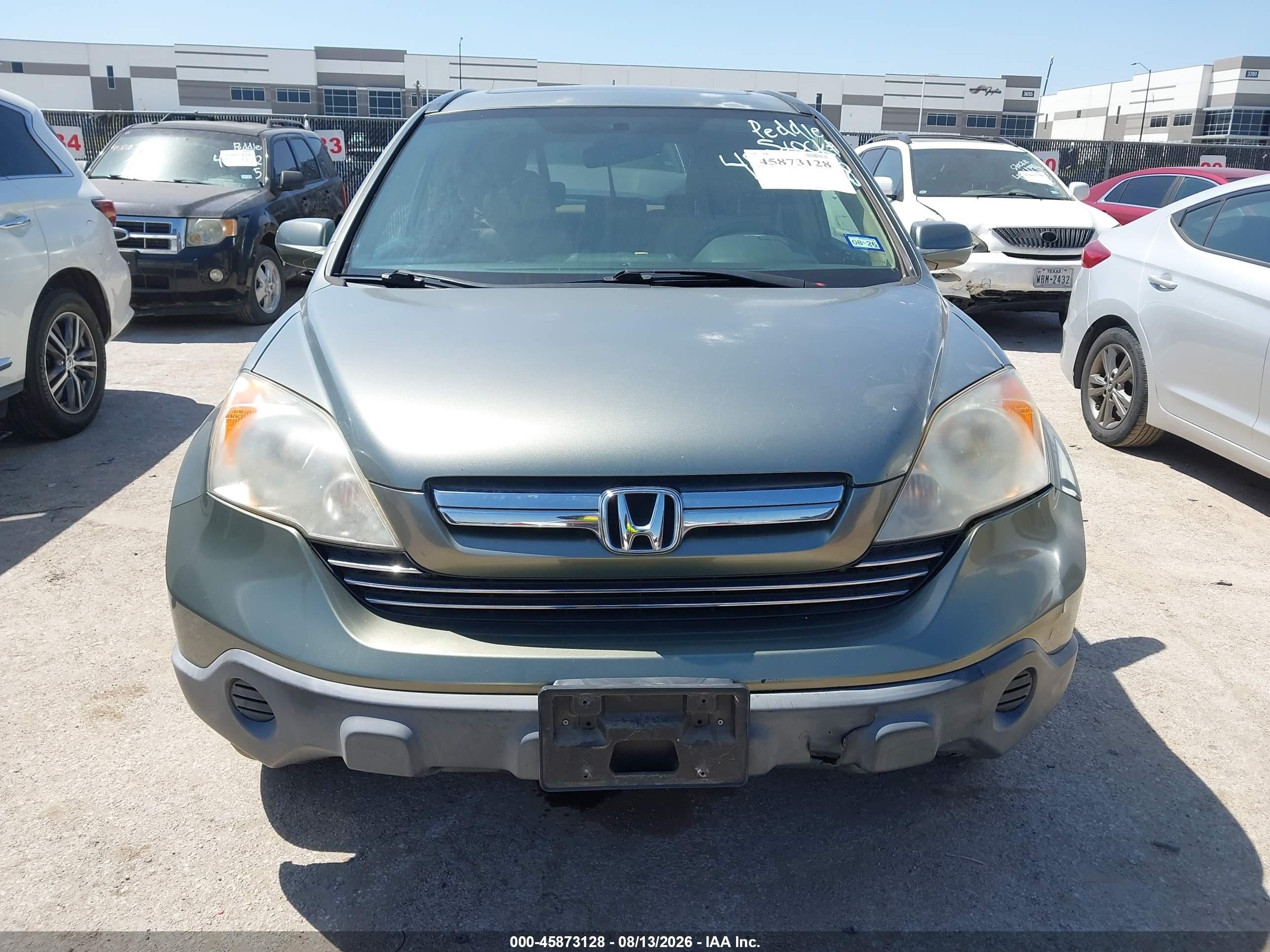2008 Honda Cr-v Ex-l Green vin: JHLRE48768C020445