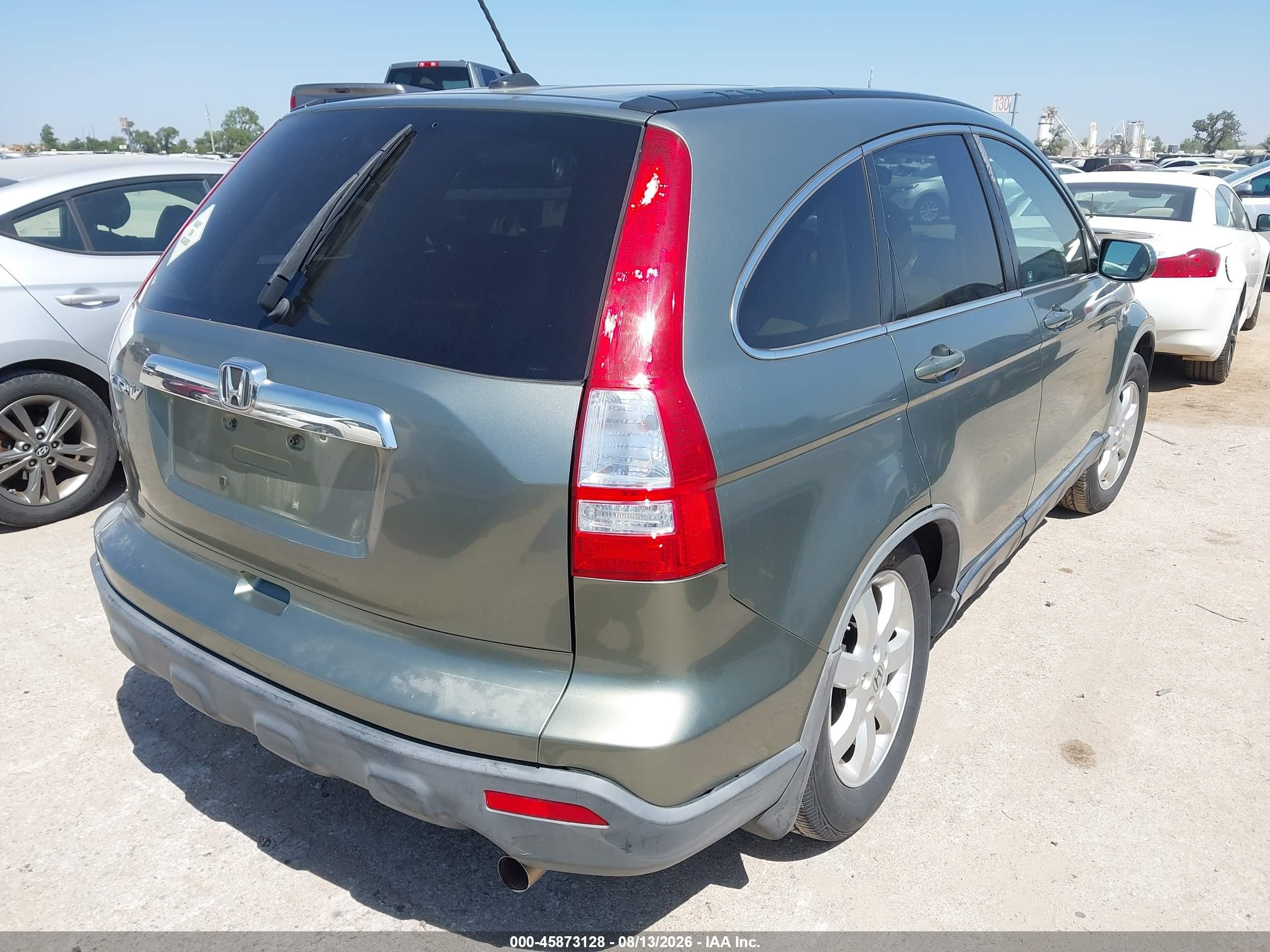 2008 Honda Cr-v Ex-l Green vin: JHLRE48768C020445