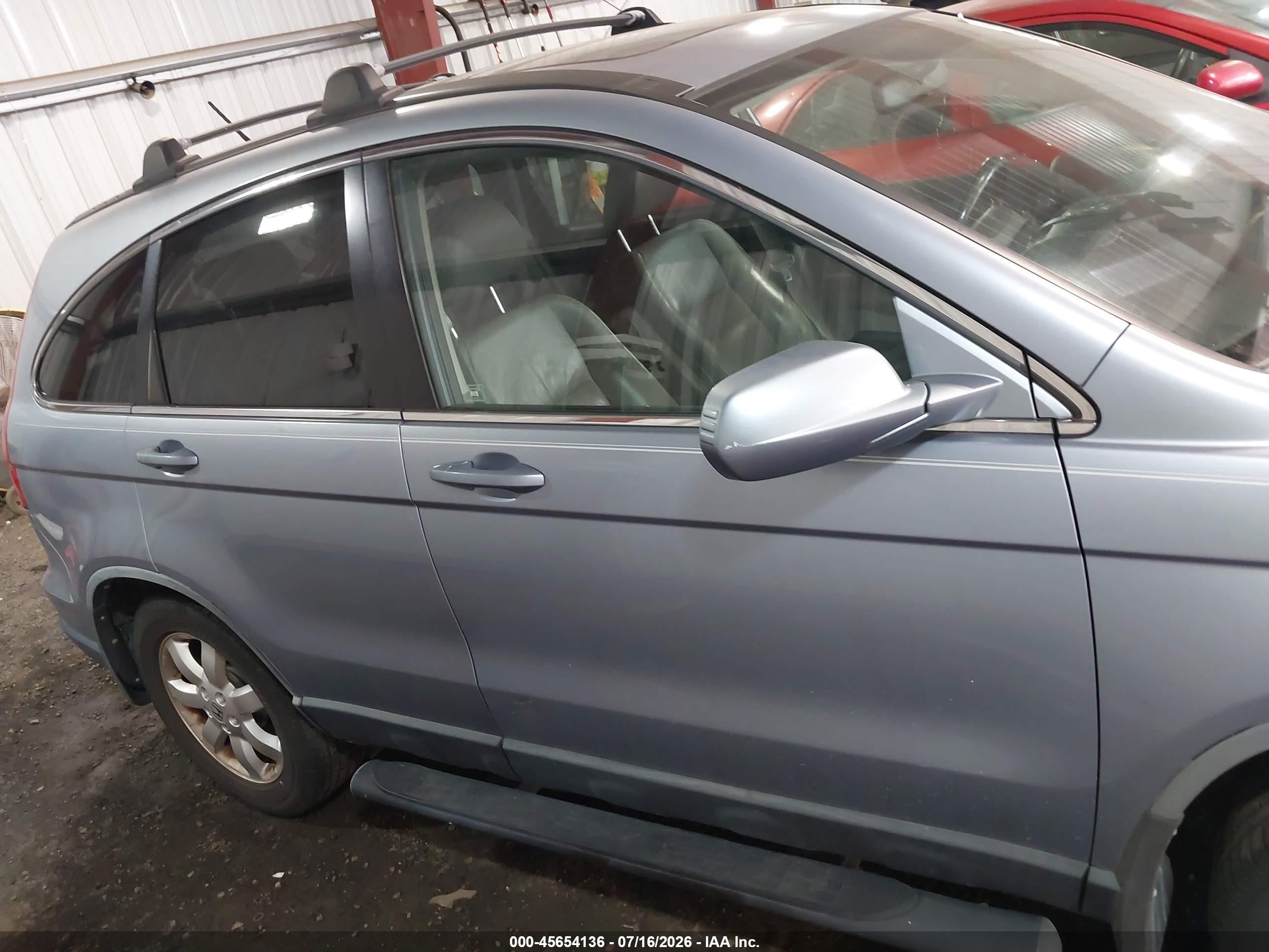 2008 Honda Cr-v Ex-l Blue vin: JHLRE48768C030733