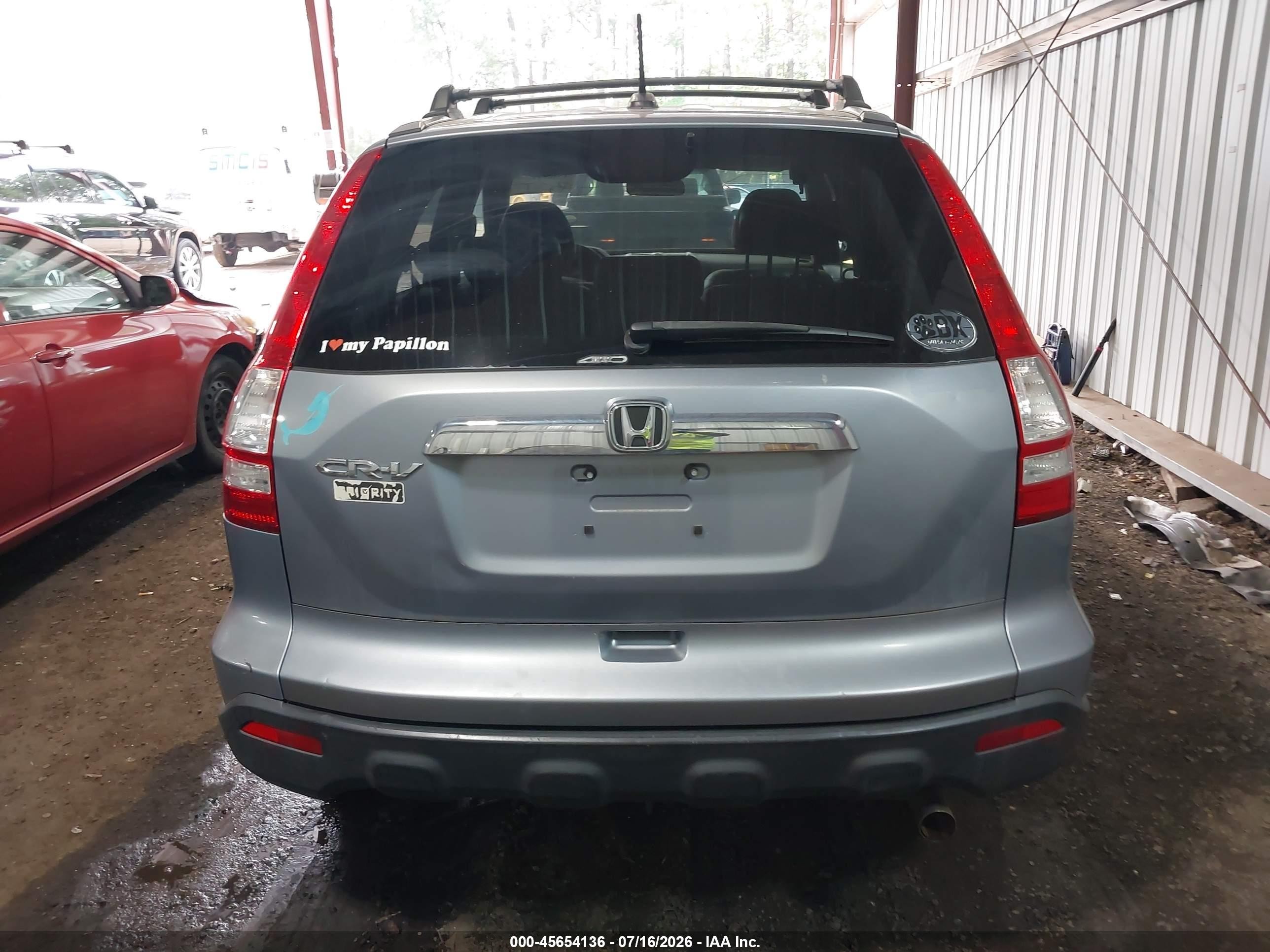 2008 Honda Cr-v Ex-l Blue vin: JHLRE48768C030733