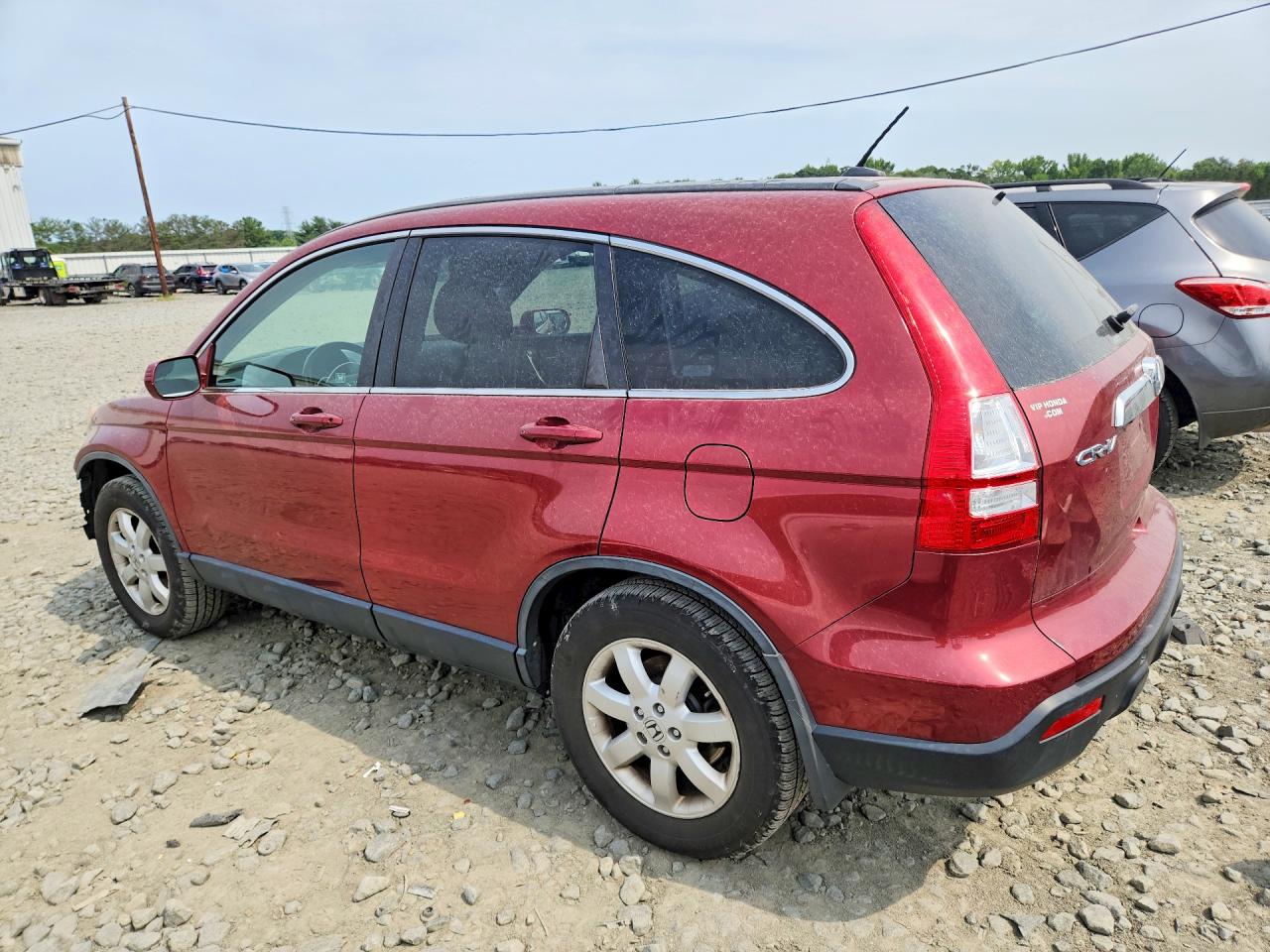 2008 Honda Cr-v Exl Burgundy vin: JHLRE48768C034247