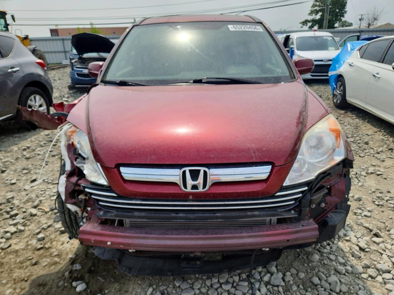 2008 Honda Cr-v Exl Burgundy vin: JHLRE48768C034247