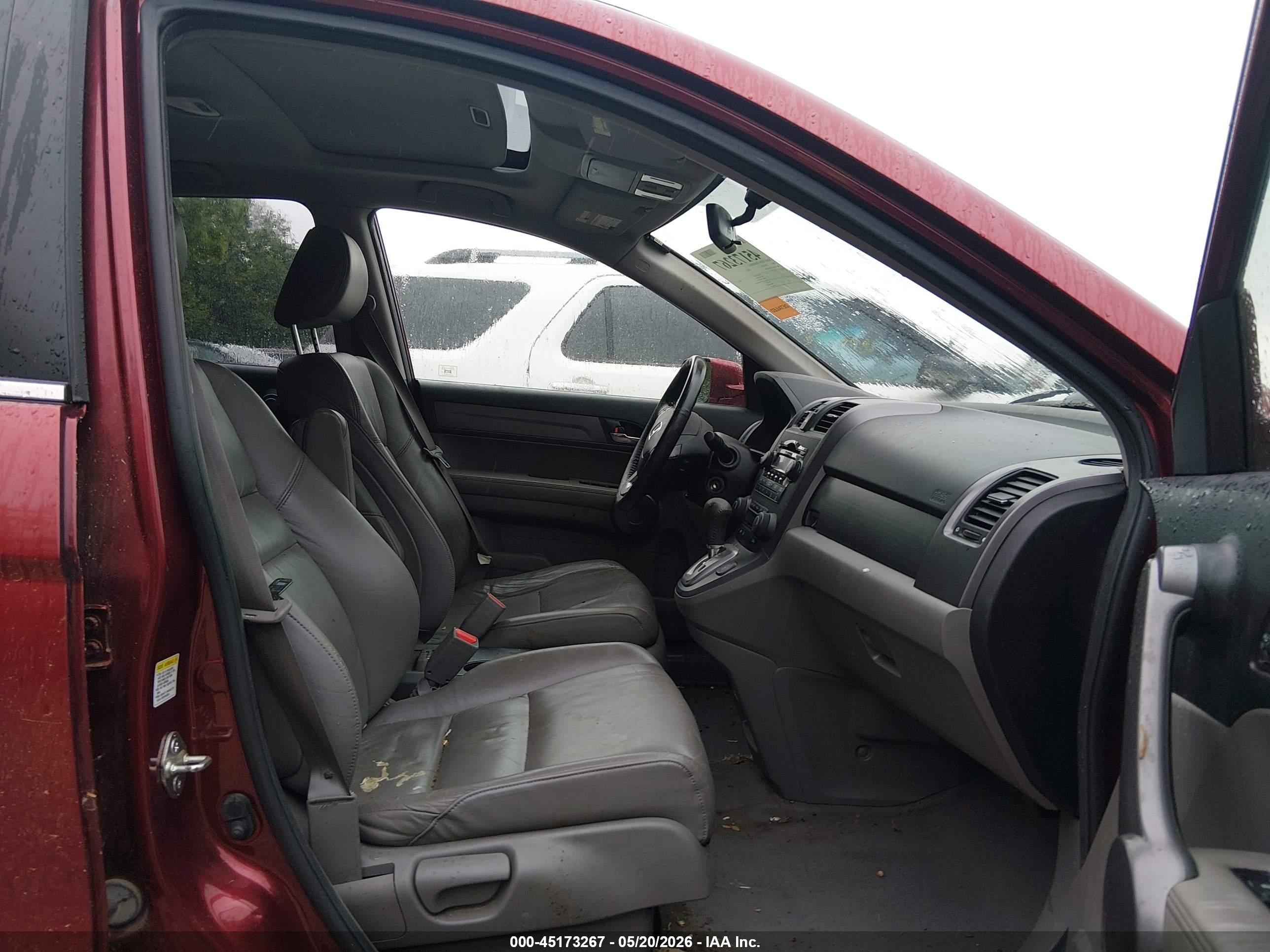 2008 Honda Cr-v Ex-l Red vin: JHLRE48768C040209