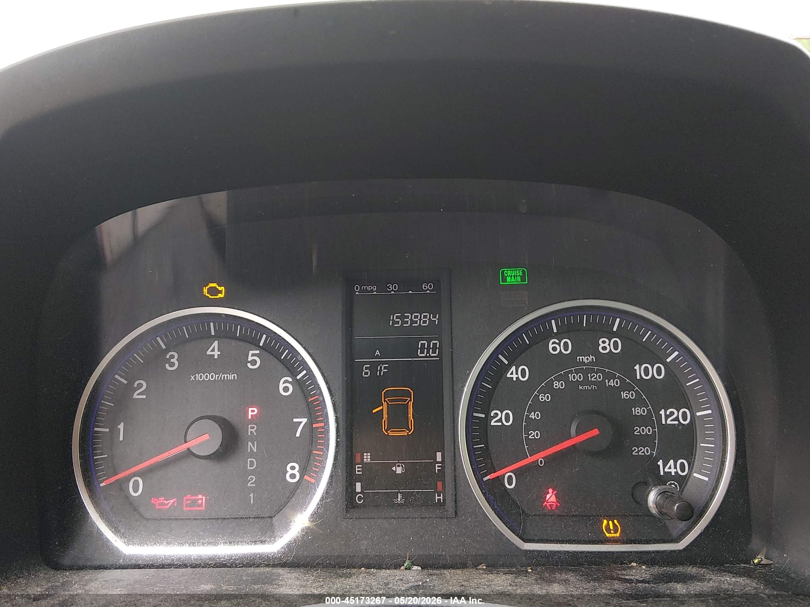 2008 Honda Cr-v Ex-l Red vin: JHLRE48768C040209