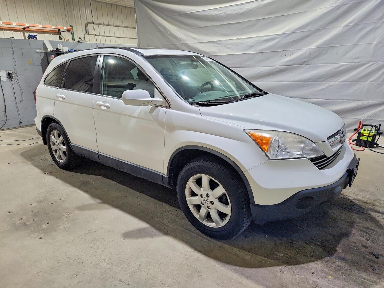 2008 Honda Cr-v Exl White vin: JHLRE48768C041697