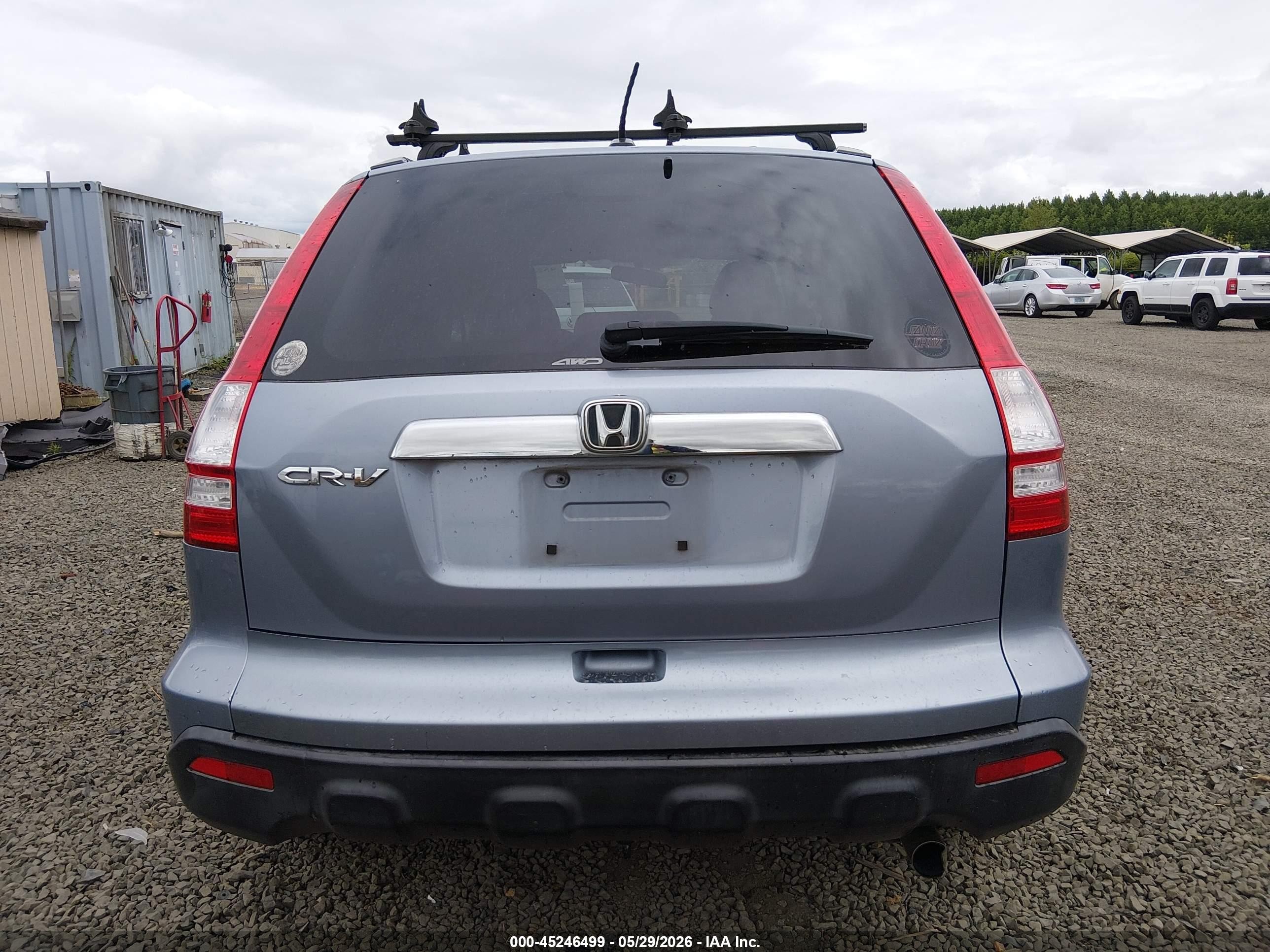 2008 Honda Cr-v Ex-l Blue vin: JHLRE48768C045751