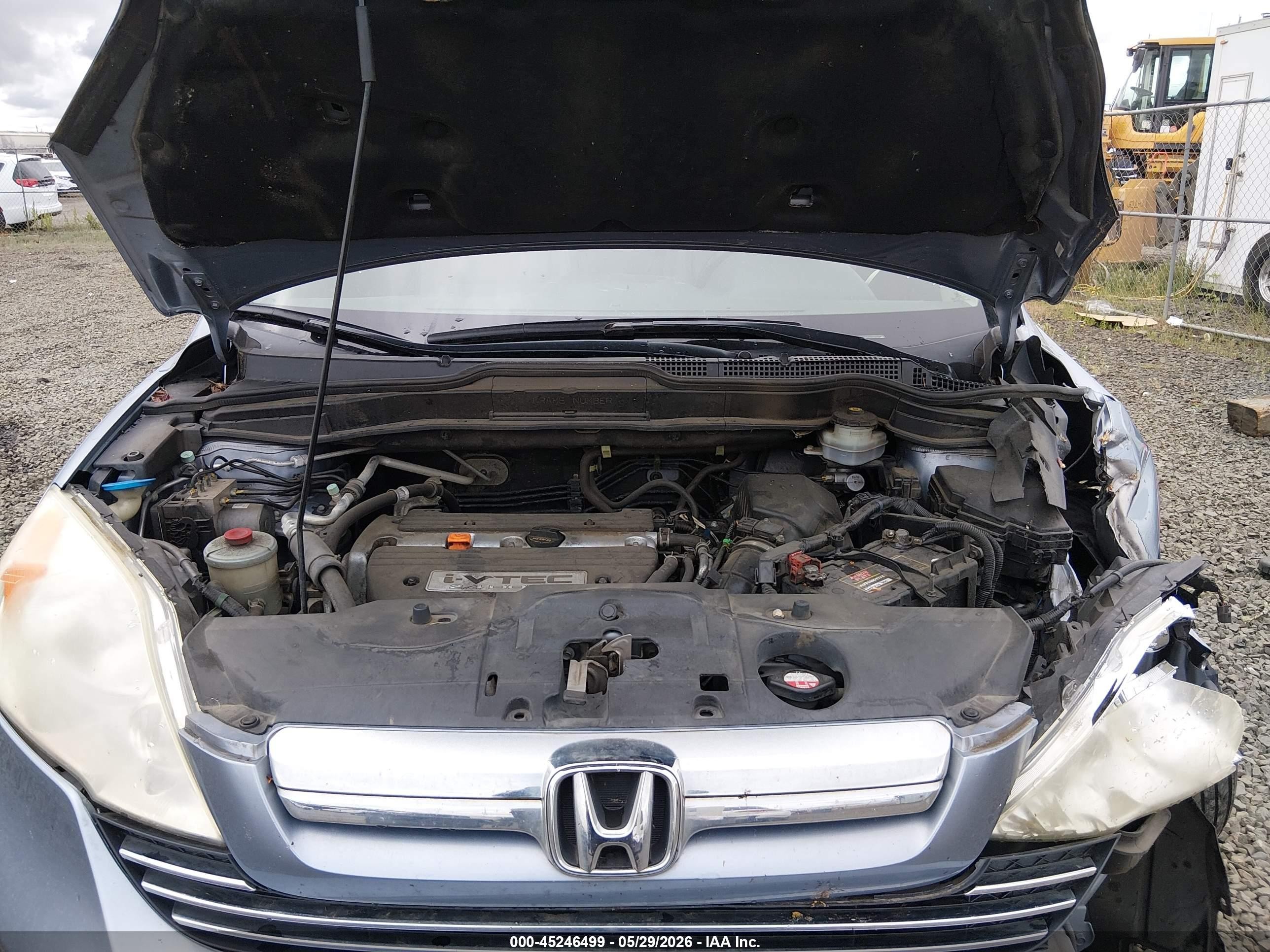2008 Honda Cr-v Ex-l Blue vin: JHLRE48768C045751