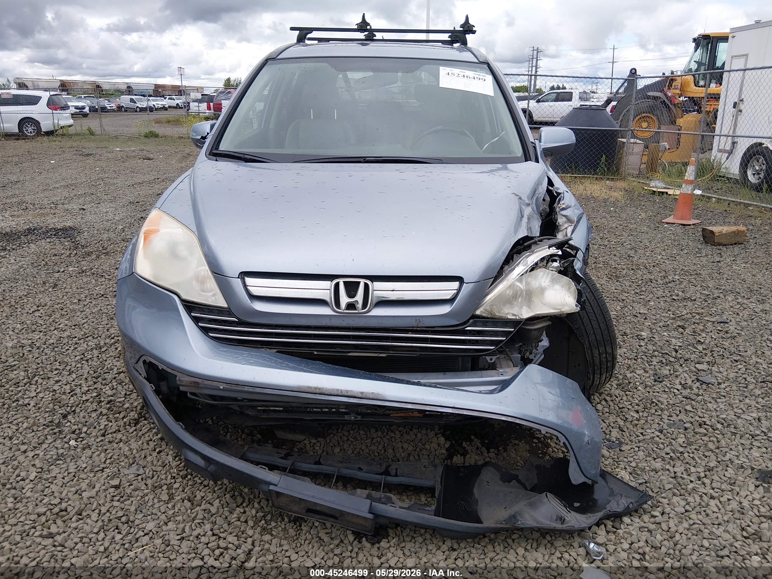 2008 Honda Cr-v Ex-l Blue vin: JHLRE48768C045751