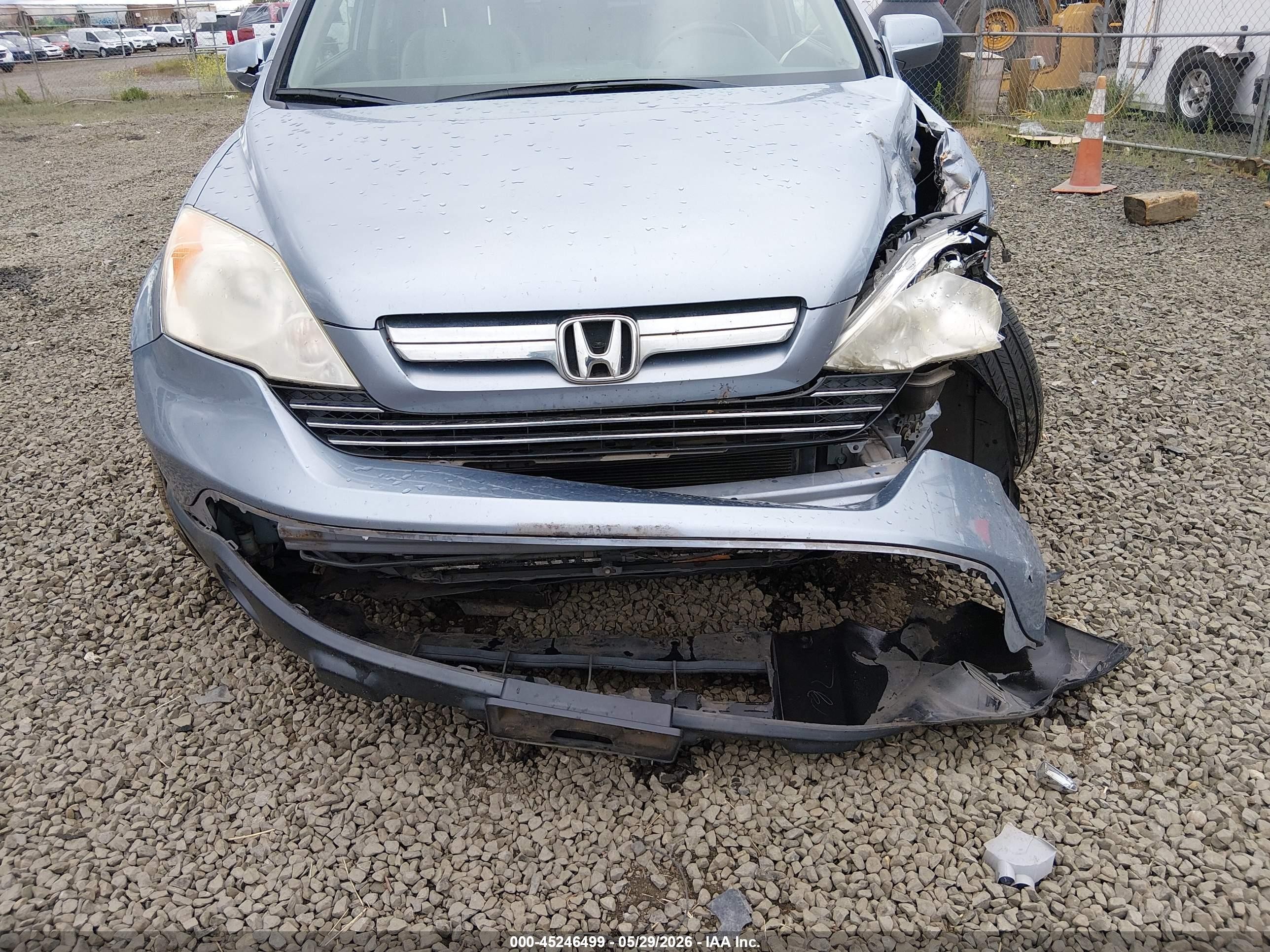 2008 Honda Cr-v Ex-l Blue vin: JHLRE48768C045751