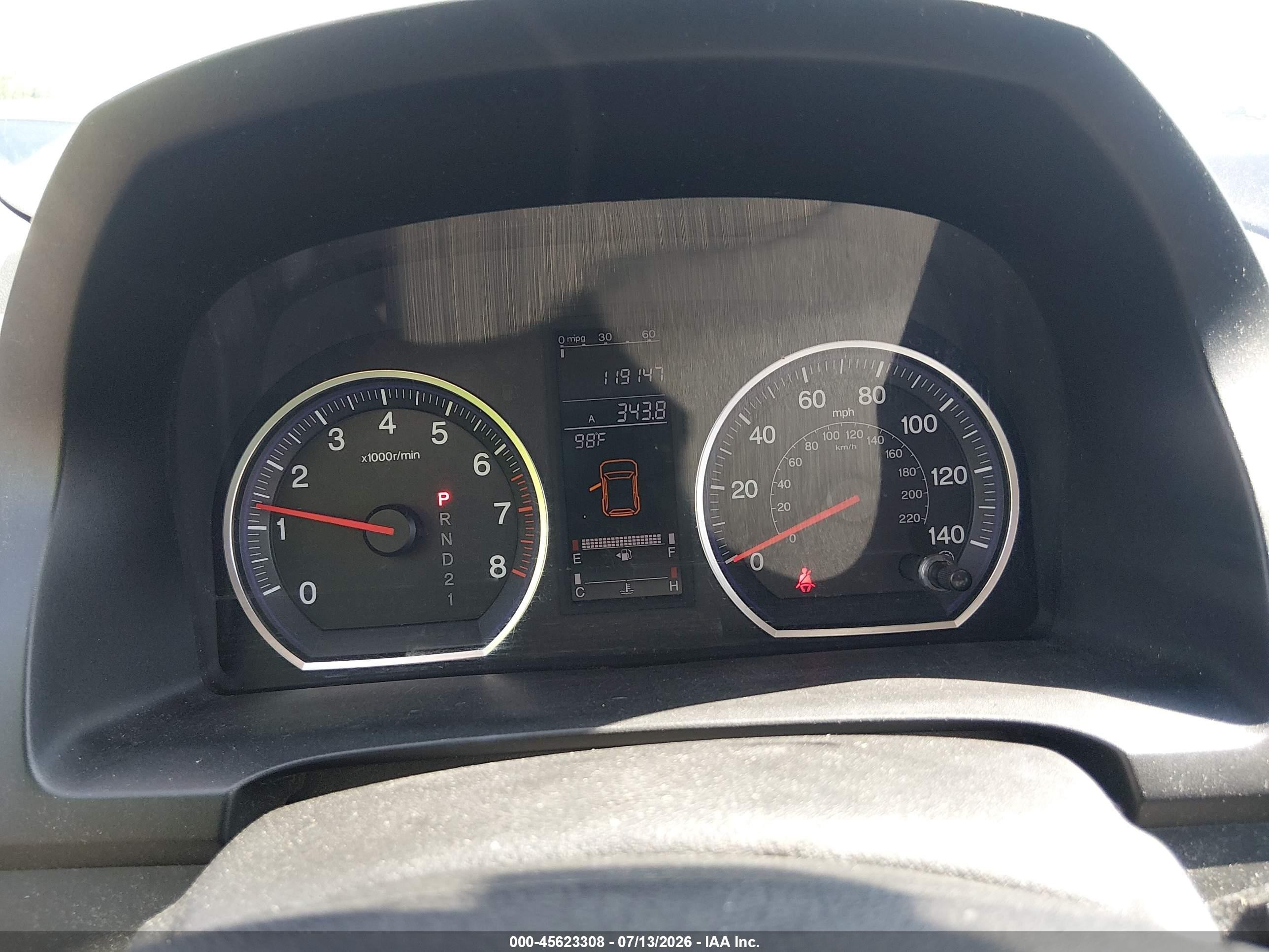 2008 Honda Cr-v Ex-l Синий vin: JHLRE48768C049864