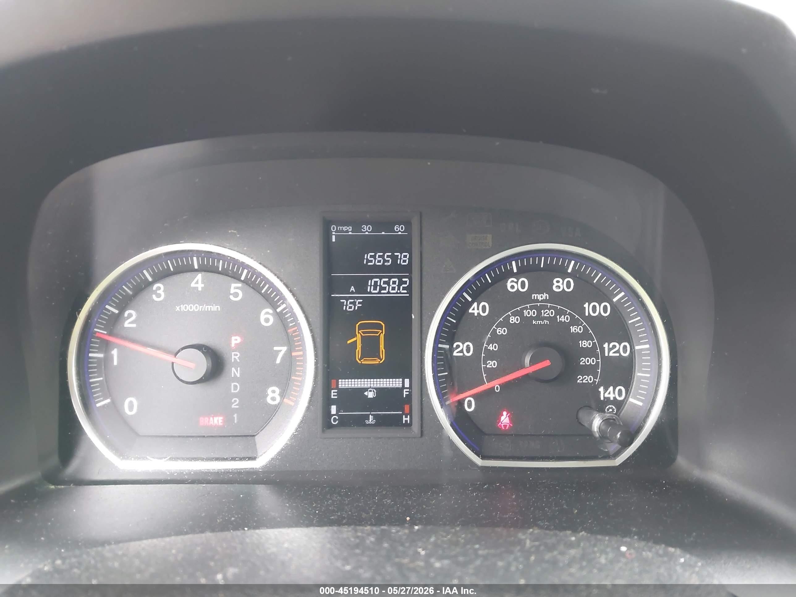 2008 Honda Cr-v Ex-l Light Blue vin: JHLRE48768C052974
