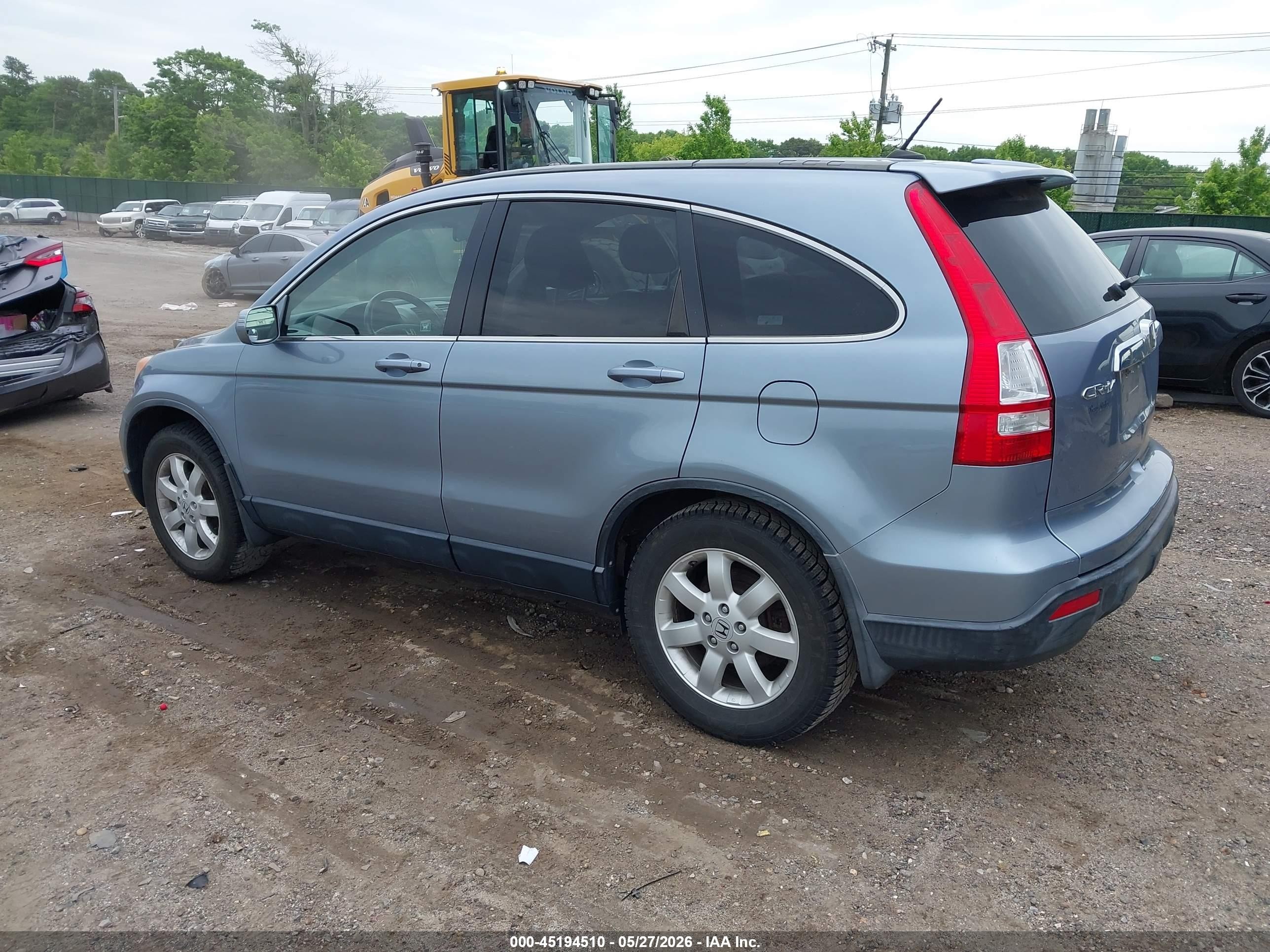 2008 Honda Cr-v Ex-l Light Blue vin: JHLRE48768C052974