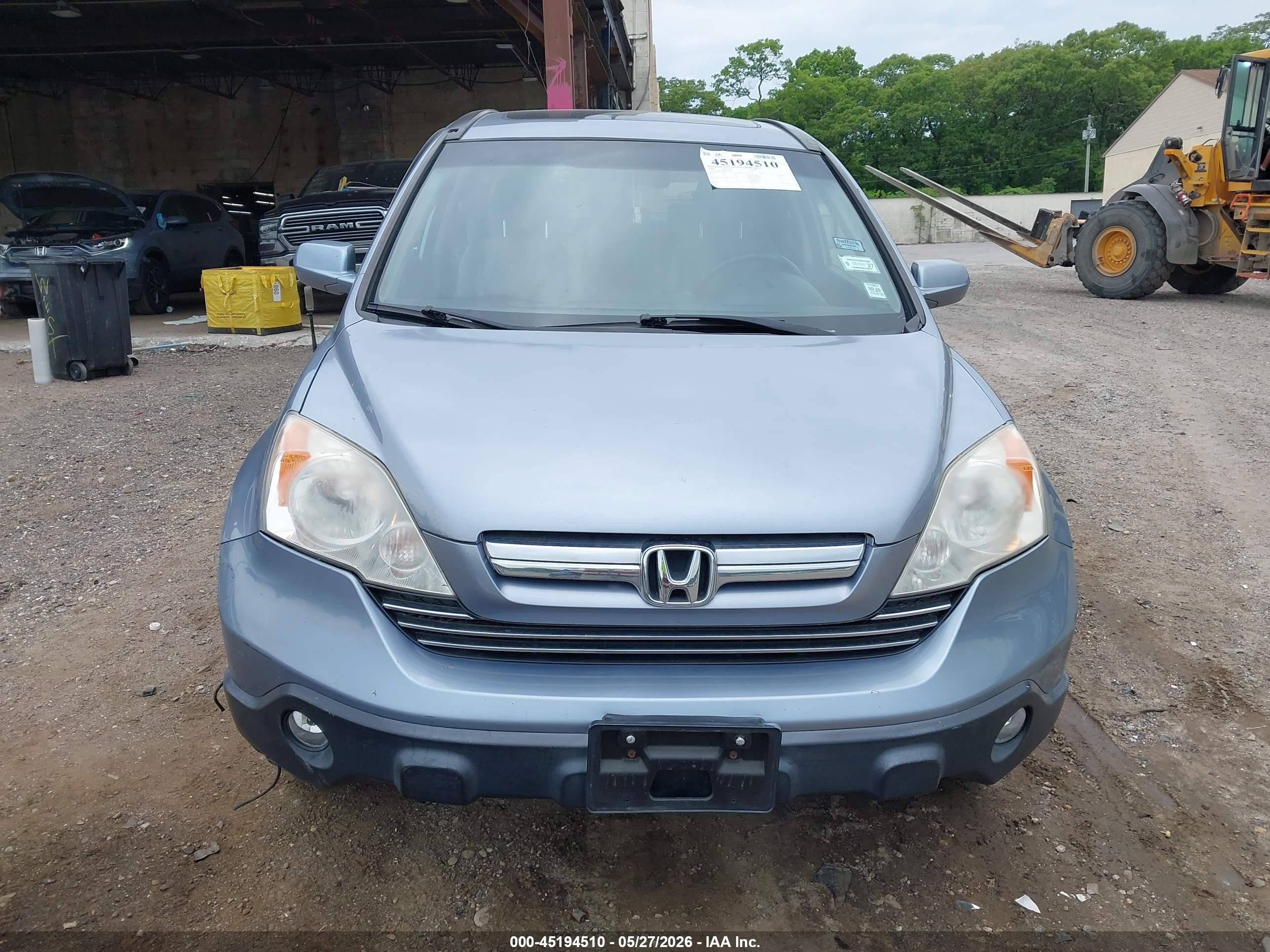 2008 Honda Cr-v Ex-l Light Blue vin: JHLRE48768C052974