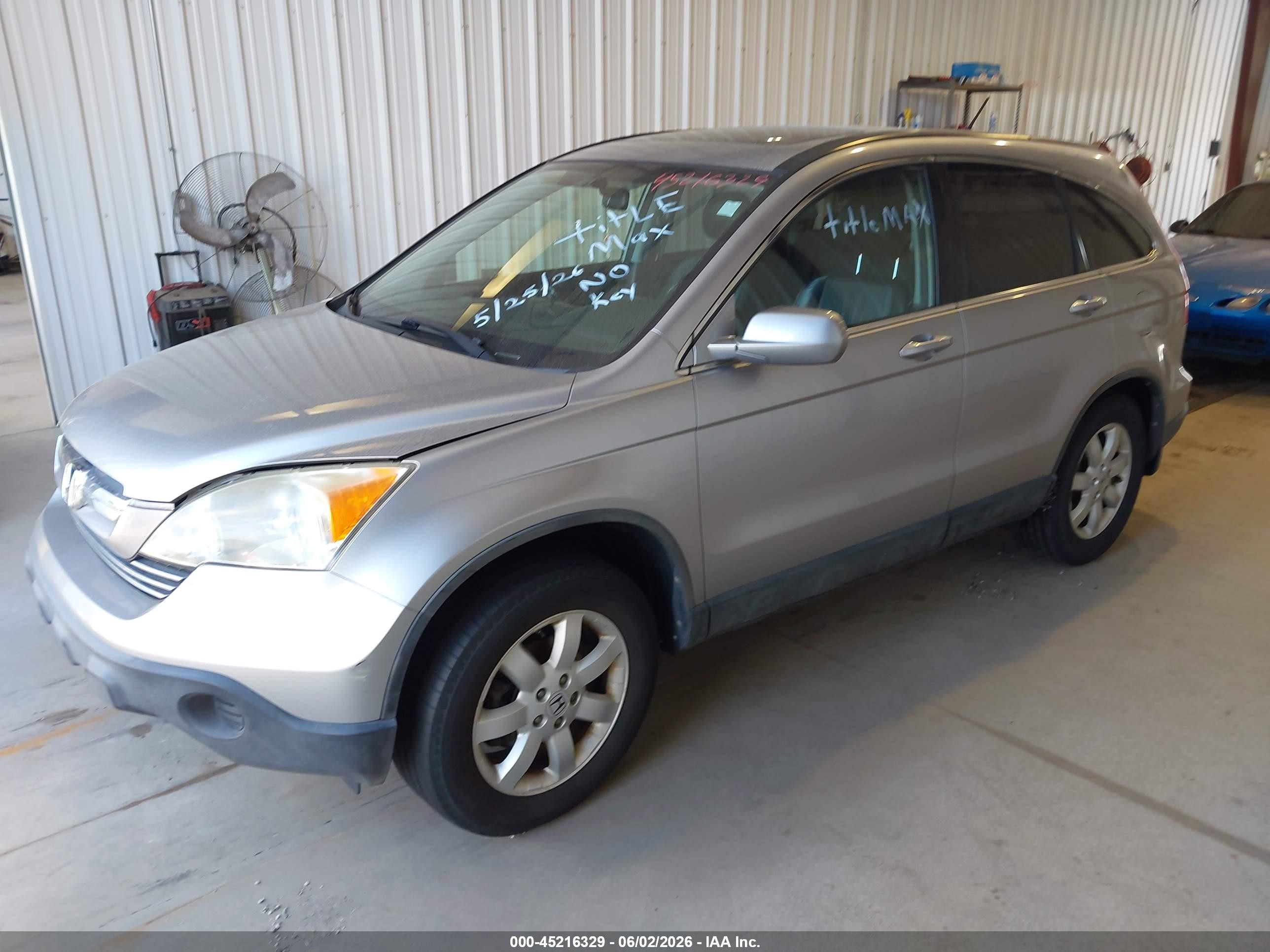 2008 Honda Cr-v Ex-l Silver vin: JHLRE48768C053882