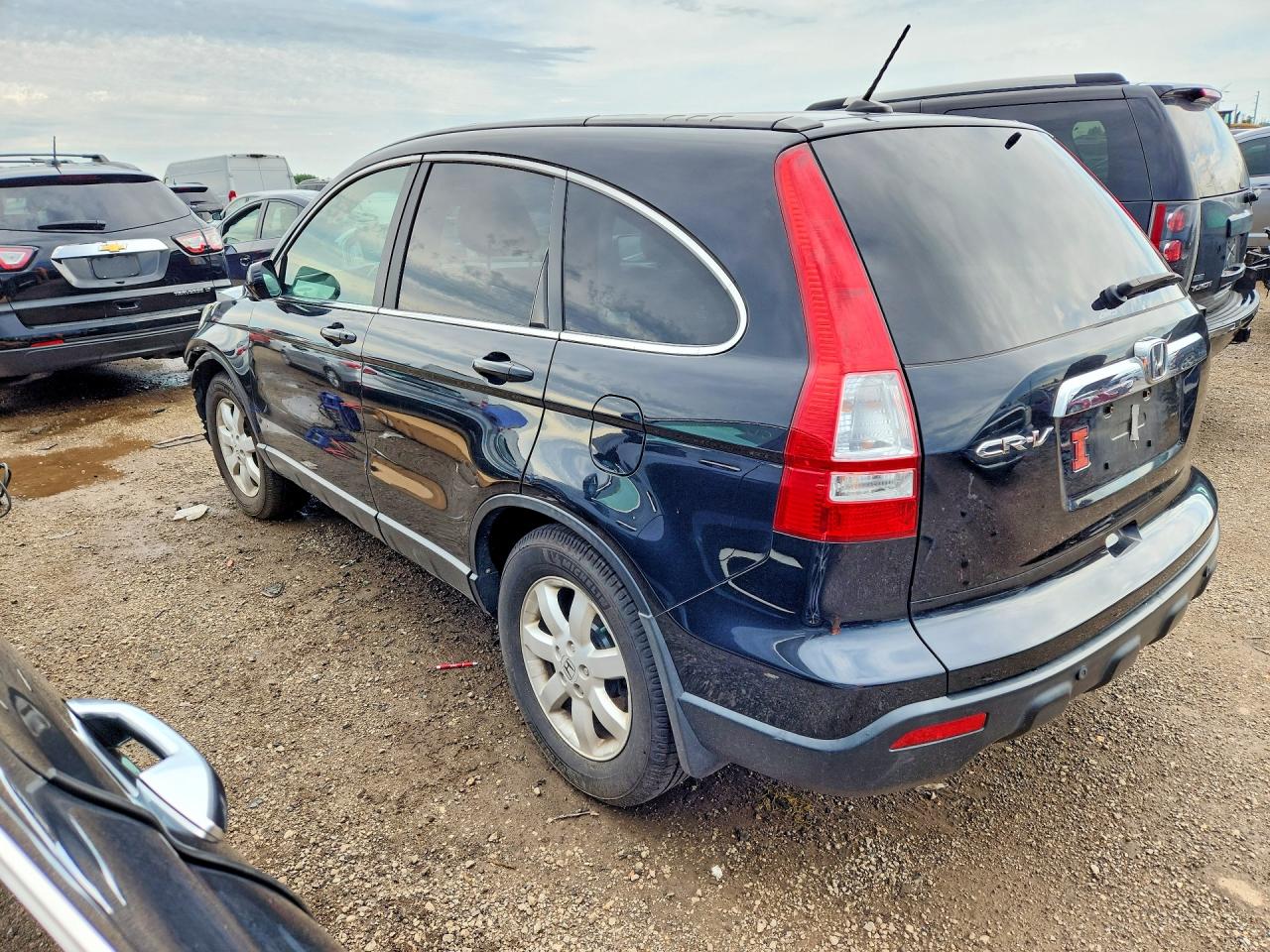2008 Honda Cr-v Exl Black vin: JHLRE48768C054899
