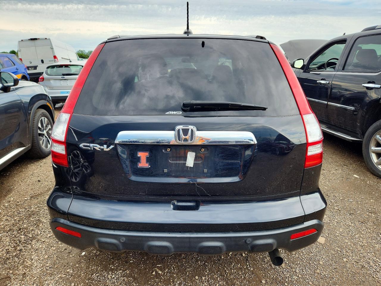 2008 Honda Cr-v Exl Black vin: JHLRE48768C054899