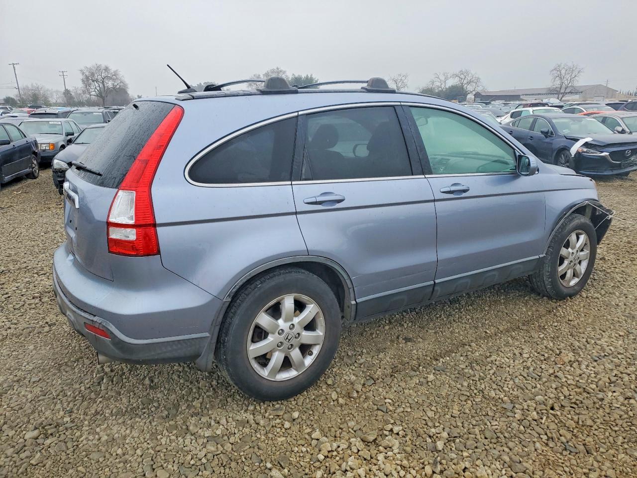 2008 Honda Crv Blue vin: JHLRE48768C059357