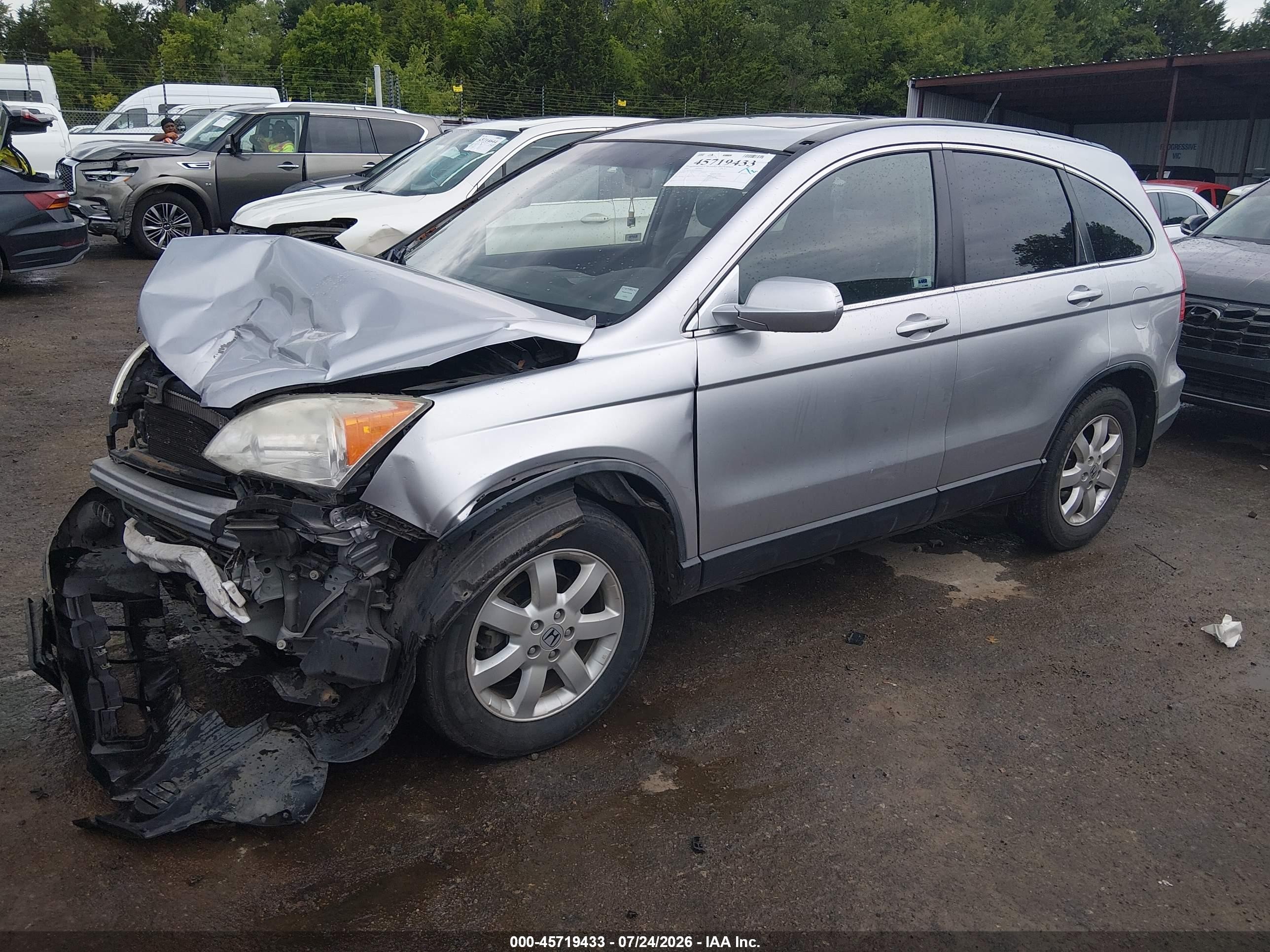 2009 Honda Cr-v Ex-l Серебряный vin: JHLRE48769C022326