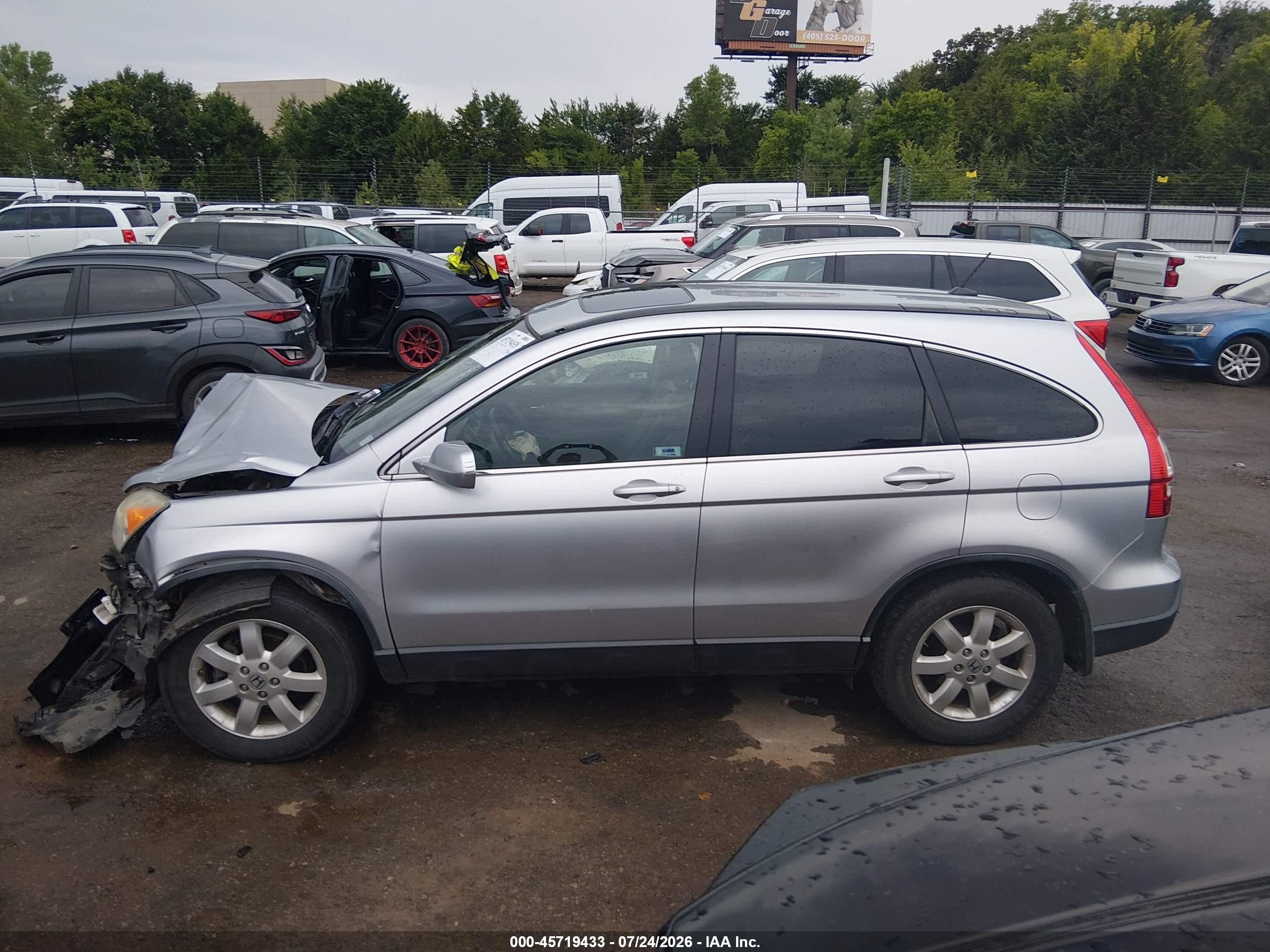 2009 Honda Cr-v Ex-l Серебряный vin: JHLRE48769C022326