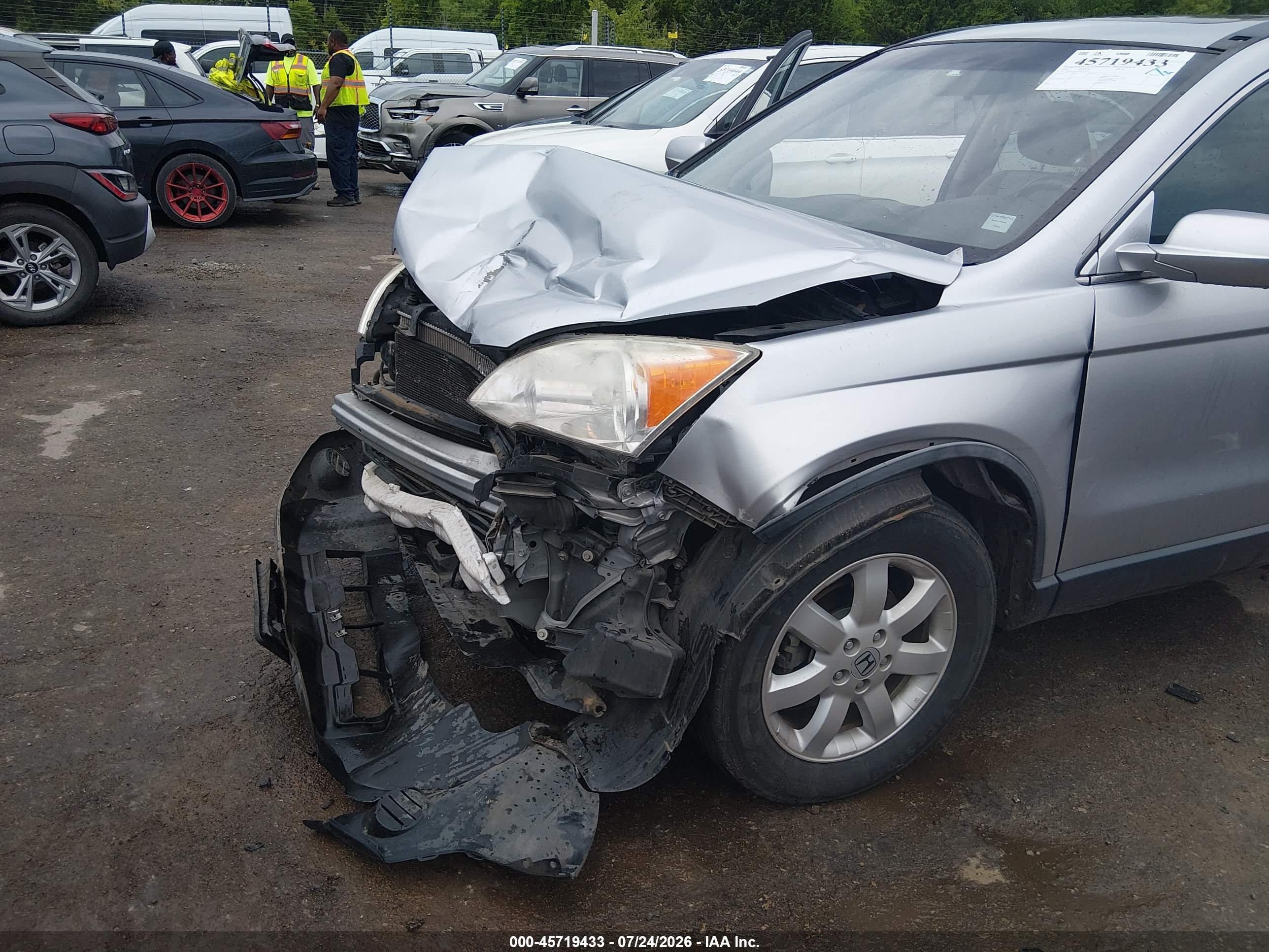 2009 Honda Cr-v Ex-l Серебряный vin: JHLRE48769C022326