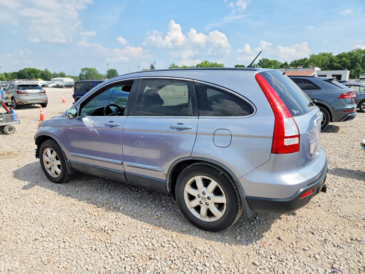 2007 Honda Cr-v Exl Blue vin: JHLRE48777C004396