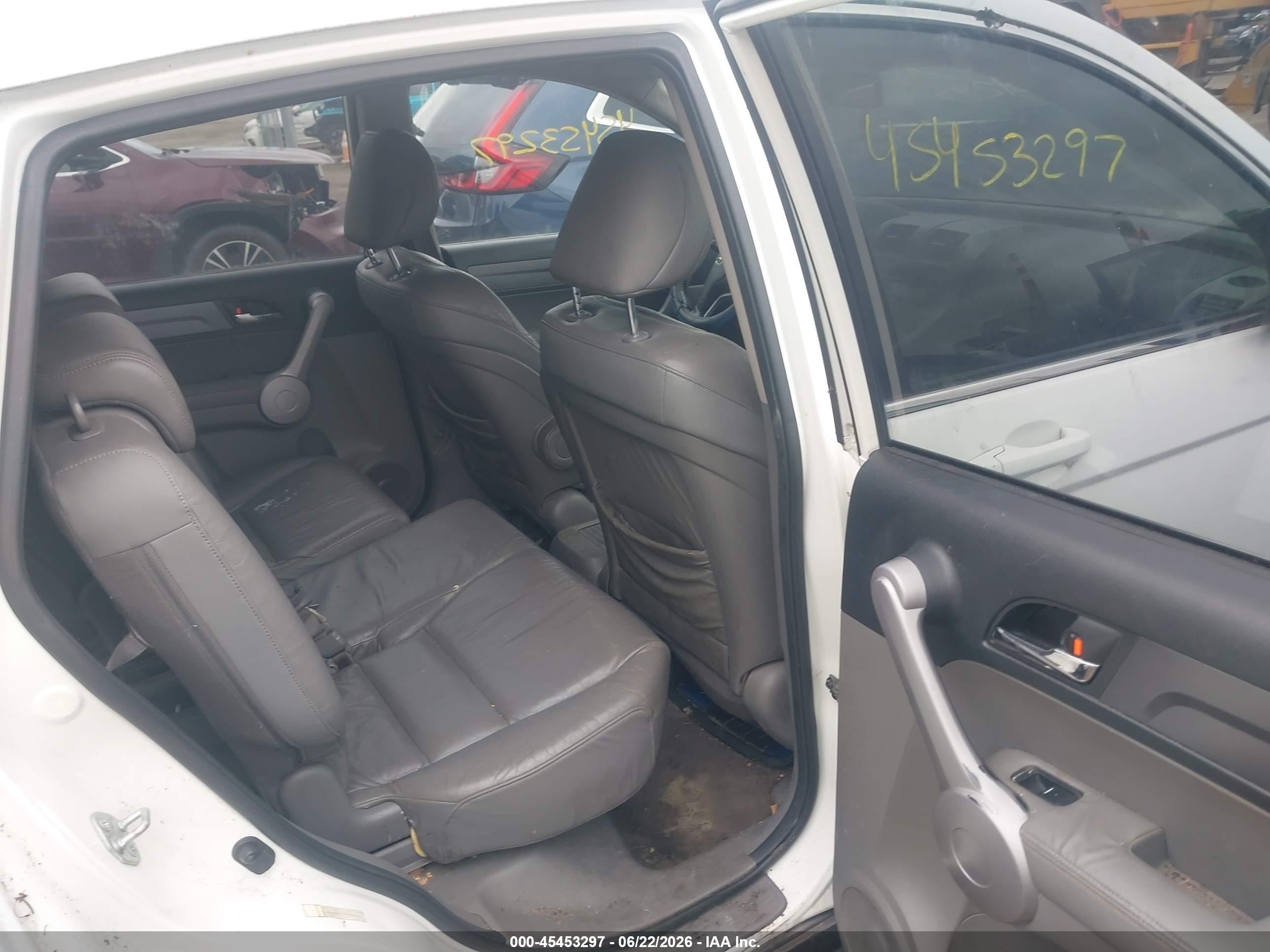 2007 Honda Cr-v Ex-l White vin: JHLRE48777C004642