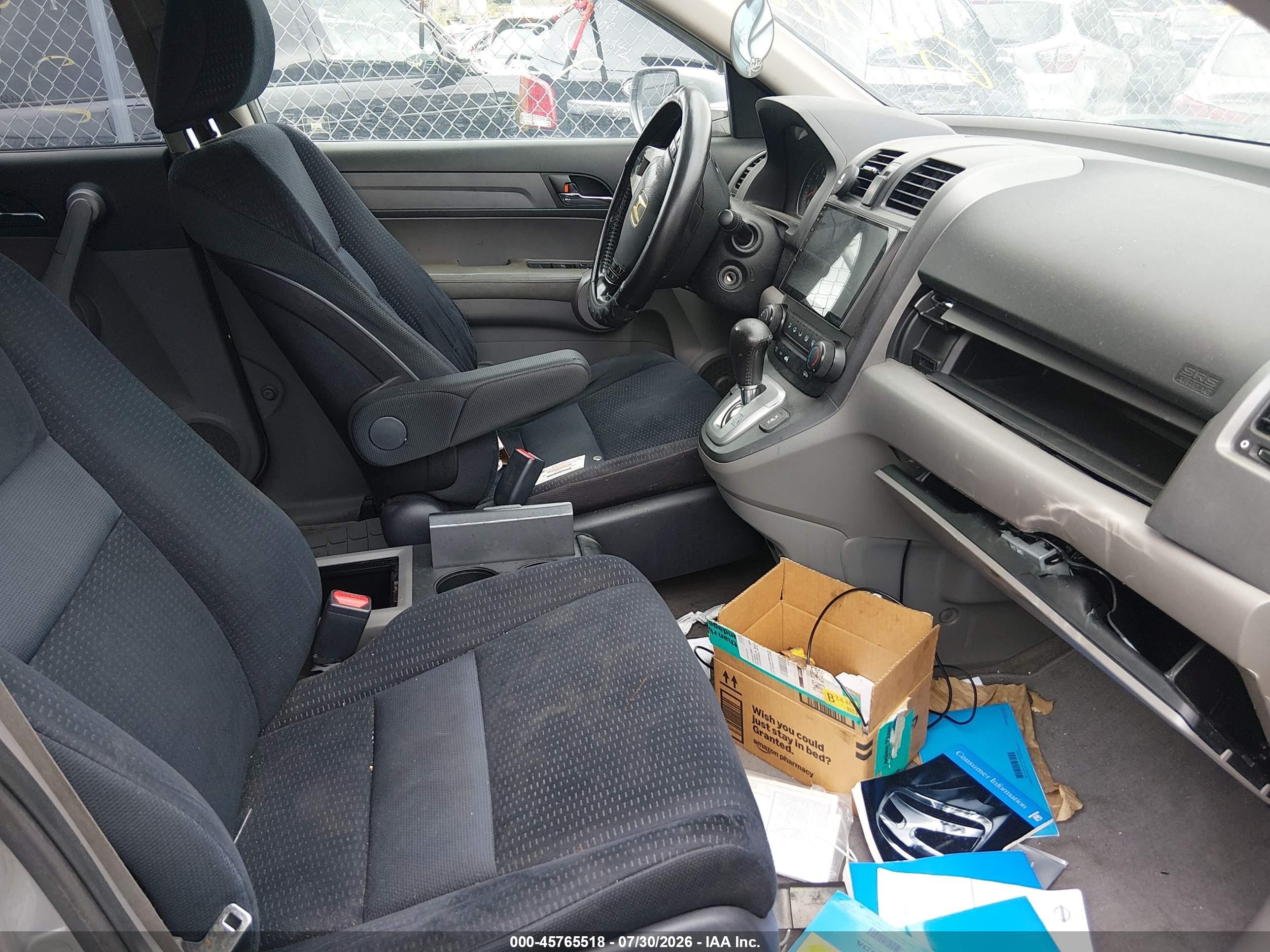2007 Honda Cr-v Ex-l Gray vin: JHLRE48777C015110