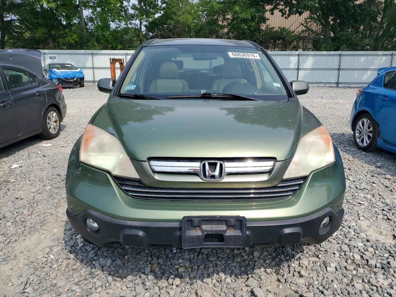 2007 Honda Cr-v Exl Green vin: JHLRE48777C033879