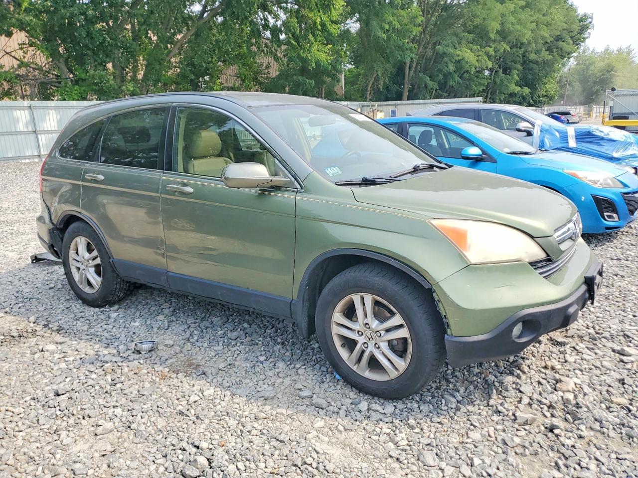 2007 Honda Cr-v Exl Green vin: JHLRE48777C033879