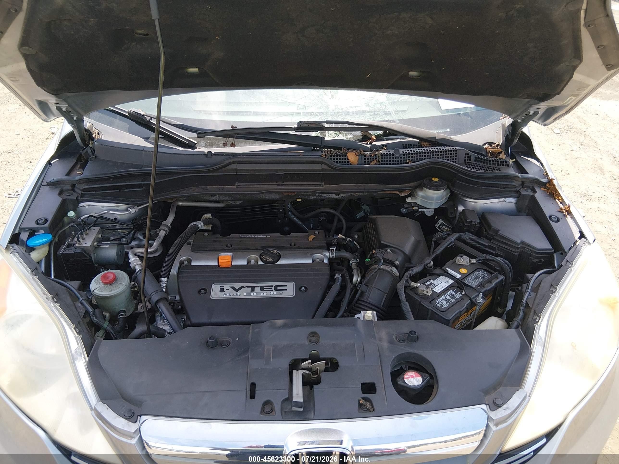 2007 Honda Cr-v Ex-l Silver vin: JHLRE48777C040718