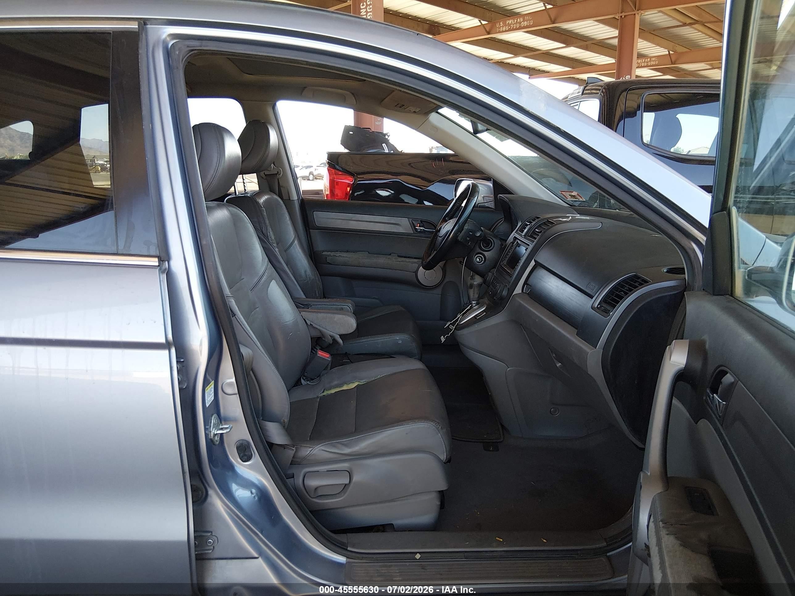 2007 Honda Cr-v Ex-l Light Blue vin: JHLRE48777C066090