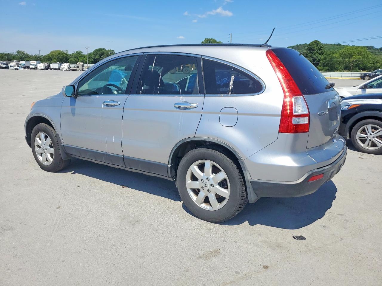 2007 Honda Cr-v Exl Silver vin: JHLRE48777C068485