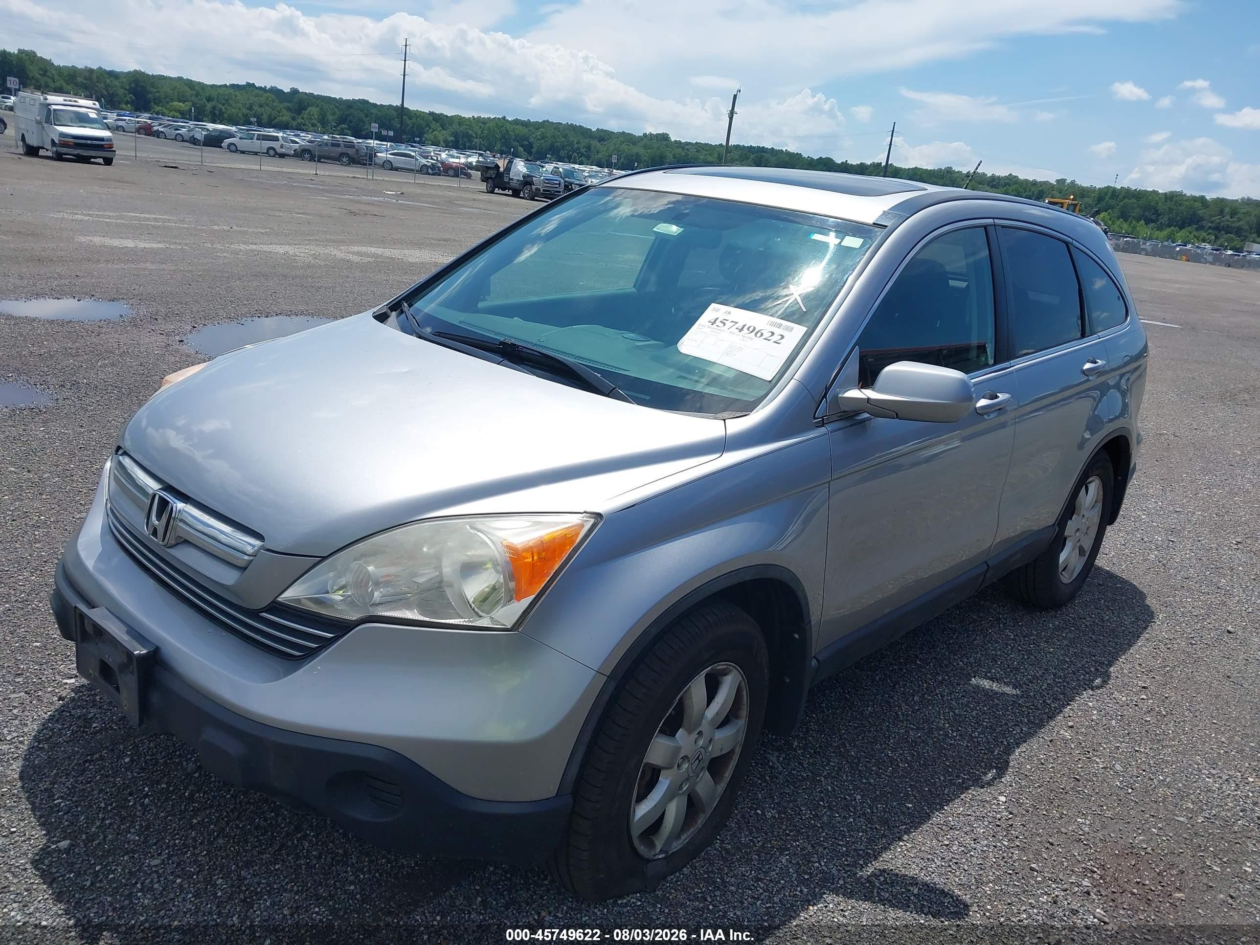 2007 Honda Cr-v Ex-l Серебряный vin: JHLRE48777C070737