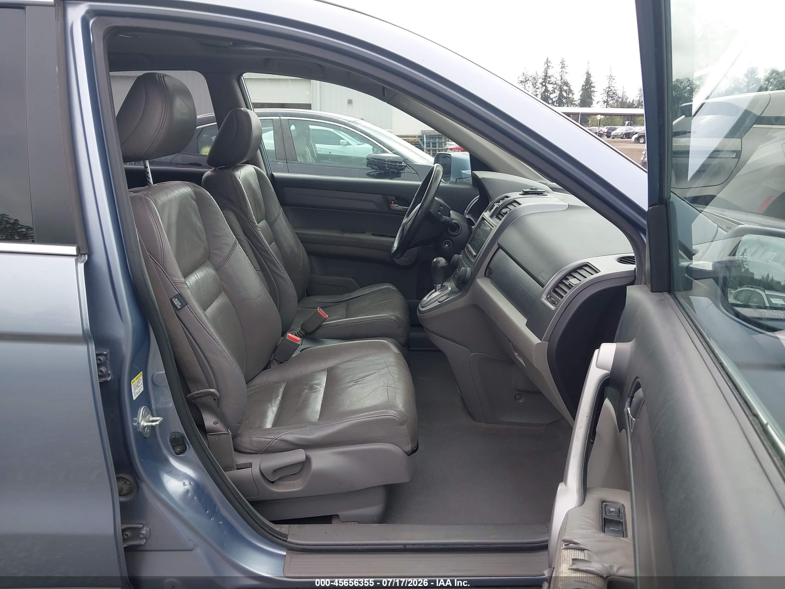 2007 Honda Cr-v Ex-l Light Blue vin: JHLRE48777C078496