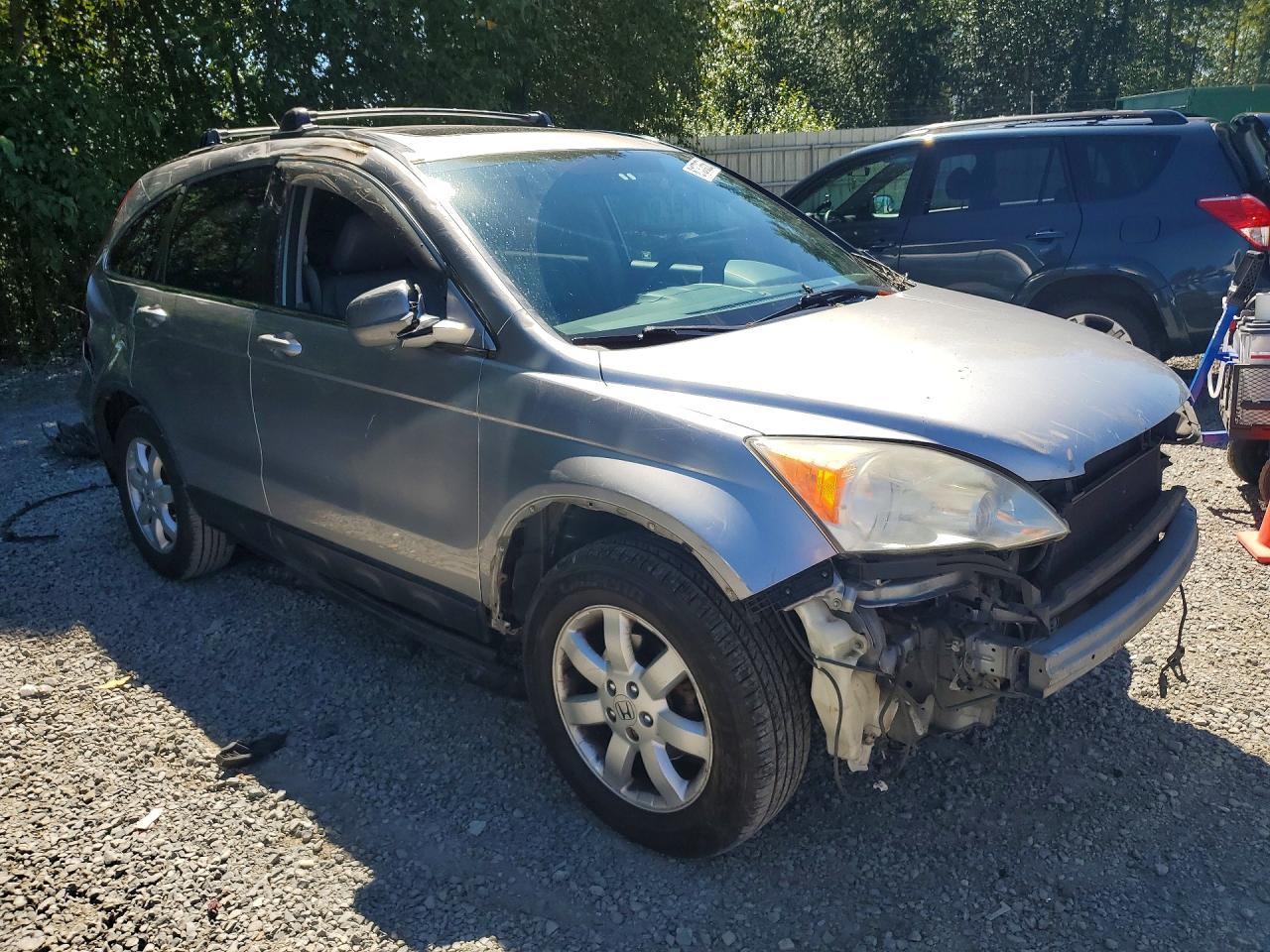 2007 Honda Cr-v Exl Silver vin: JHLRE48777C080393