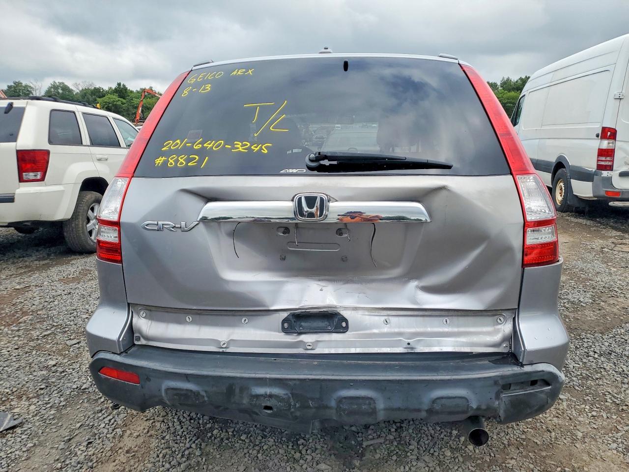 2007 Honda Cr-v Exl Серебряный vin: JHLRE48777C118821