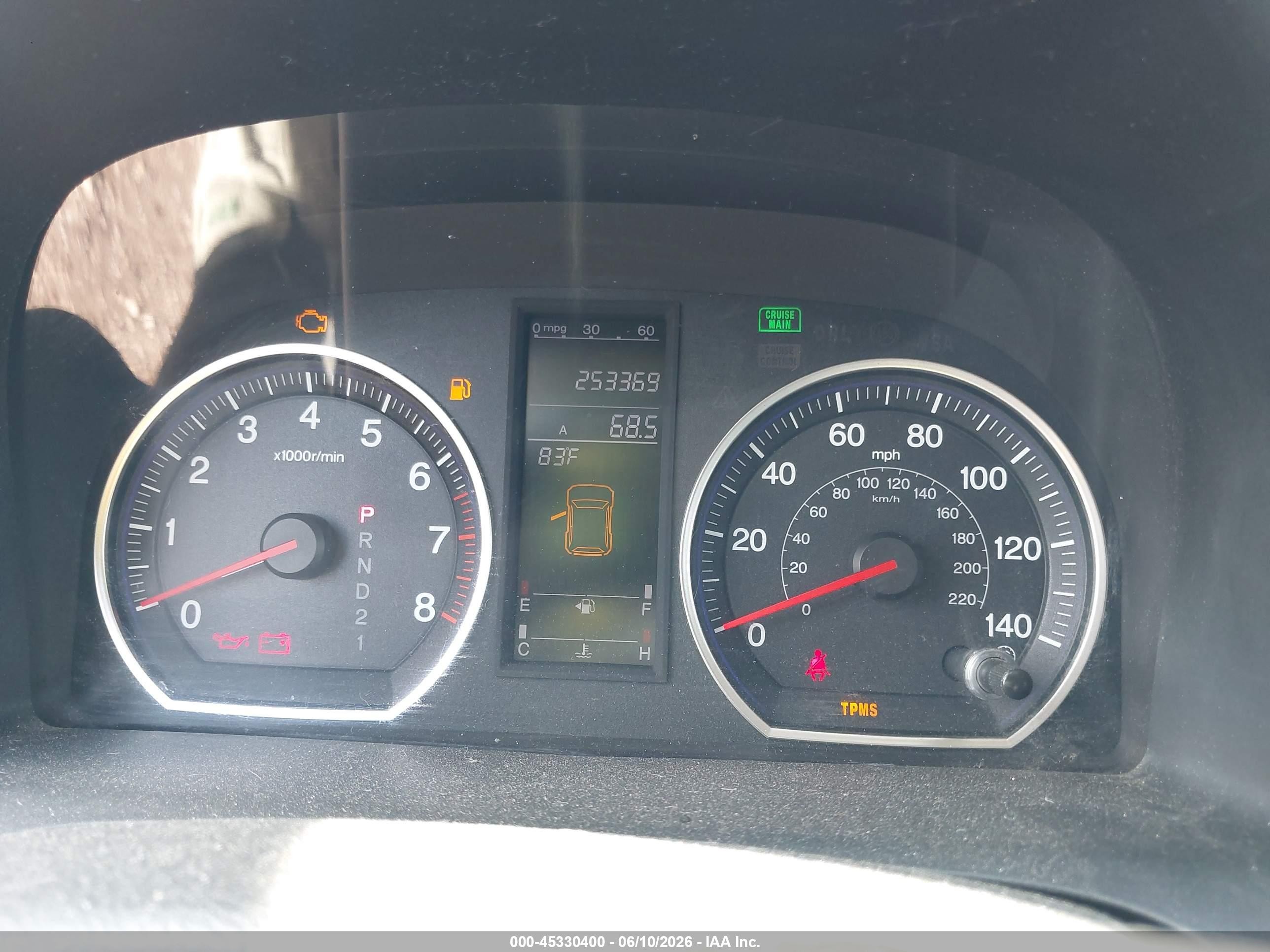 2008 Honda Cr-v Ex-l Blue vin: JHLRE48778C017750