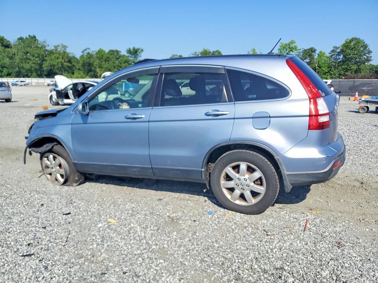 2008 Honda Cr-v Exl Blue vin: JHLRE48778C017764